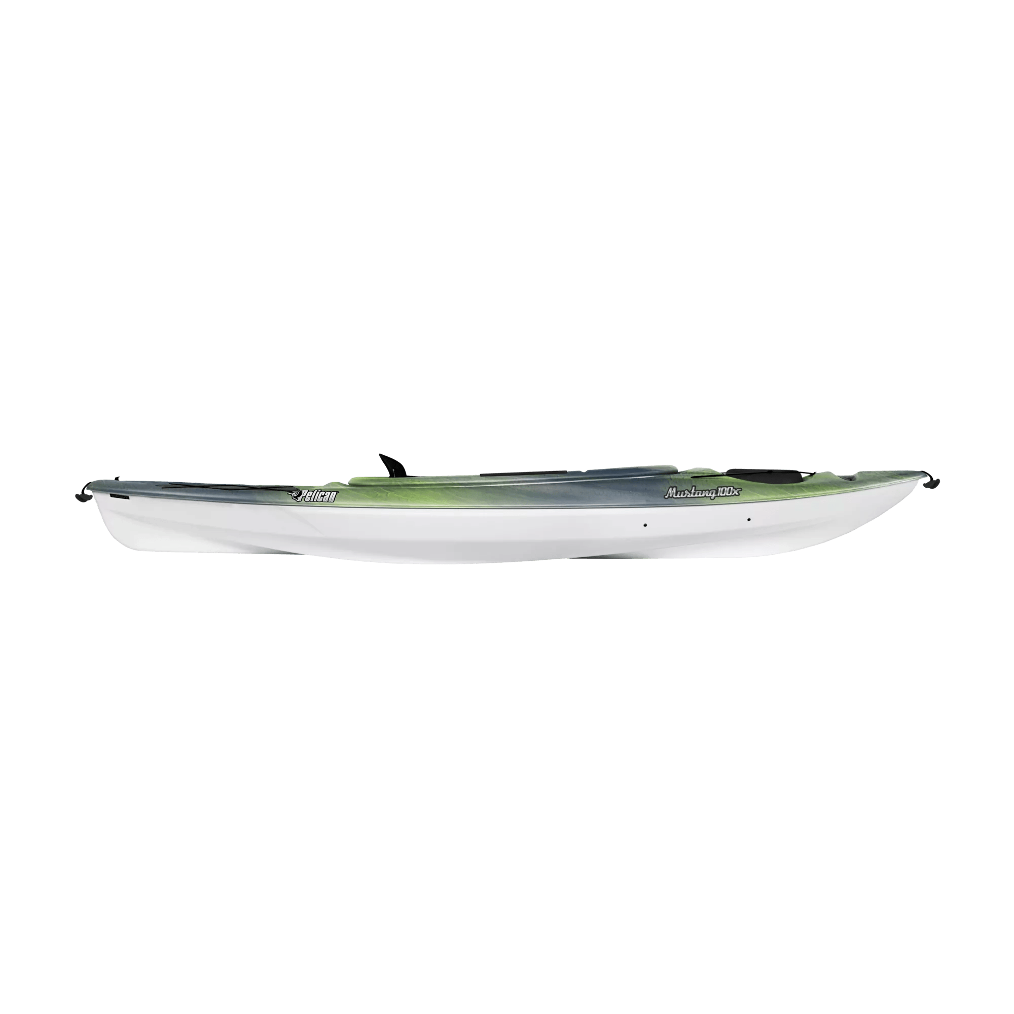 PELICAN - Mustang 100X EXO Recreational Kayak - Grey - KYF10P203 - SIDE