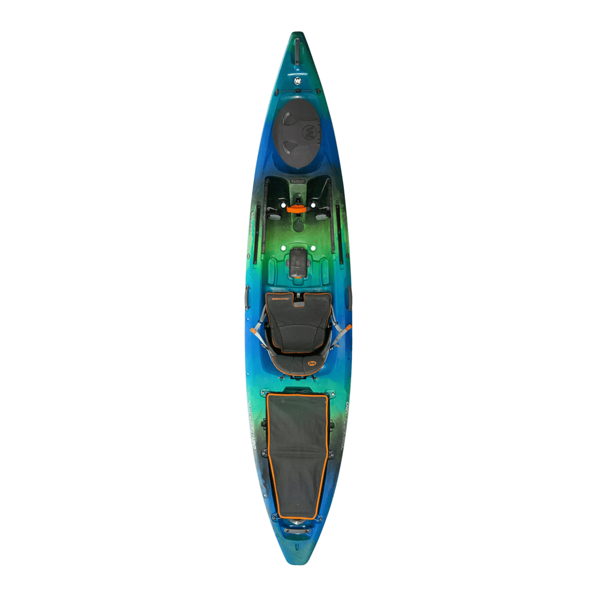 WILDERNESS SYSTEMS - Tarpon 120 Fishing Kayak - Blue - 9750210142 - TOP