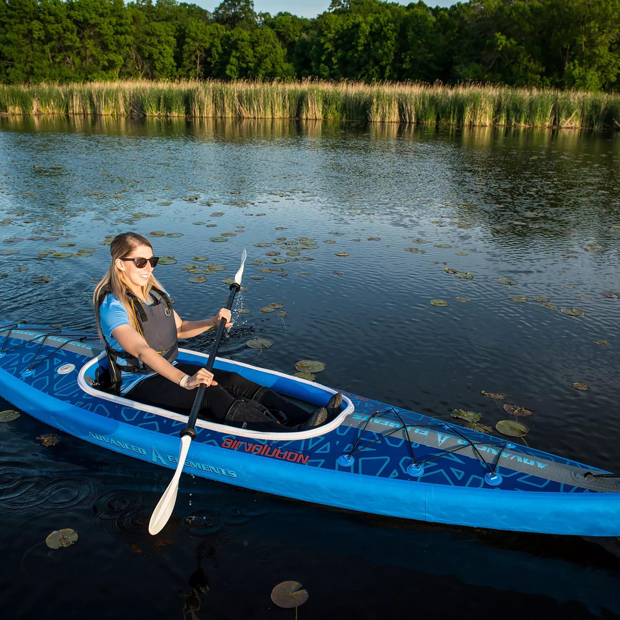 ADVANCED ELEMENTS - AirVolution™ Recreational Kayak with Pump - Blue - AE3029 - LIFE STYLE 2