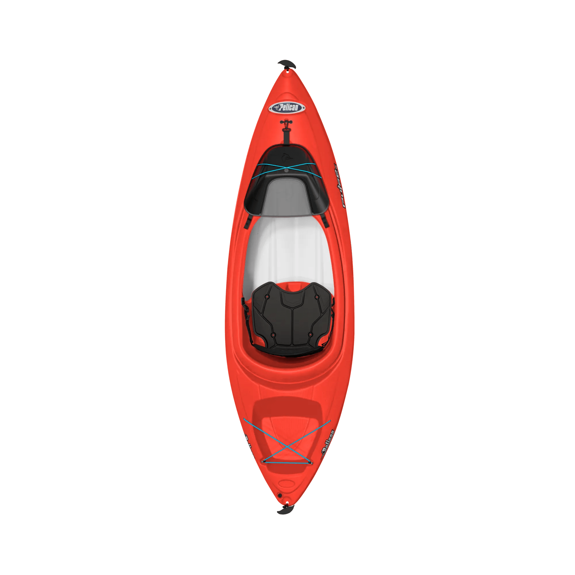 PELICAN - PULSE 80X Recreational Kayak - Red - KFA08P105 - TOP