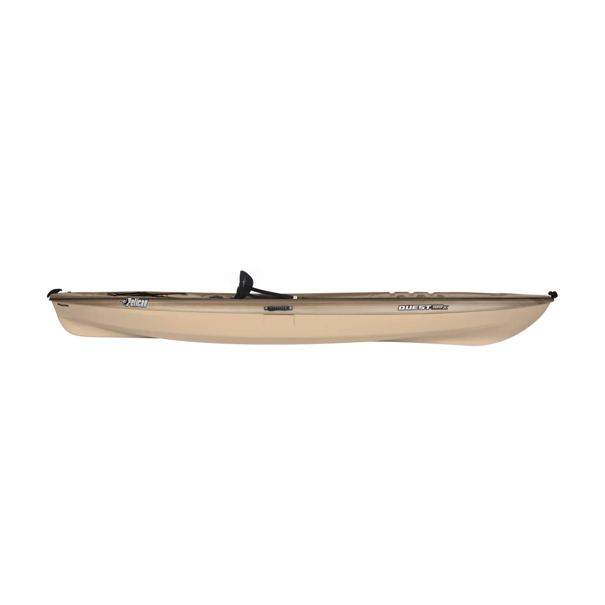 PELICAN - Quest 100X Angler Fishing Kayak - Black - KVL10P525 - SIDE