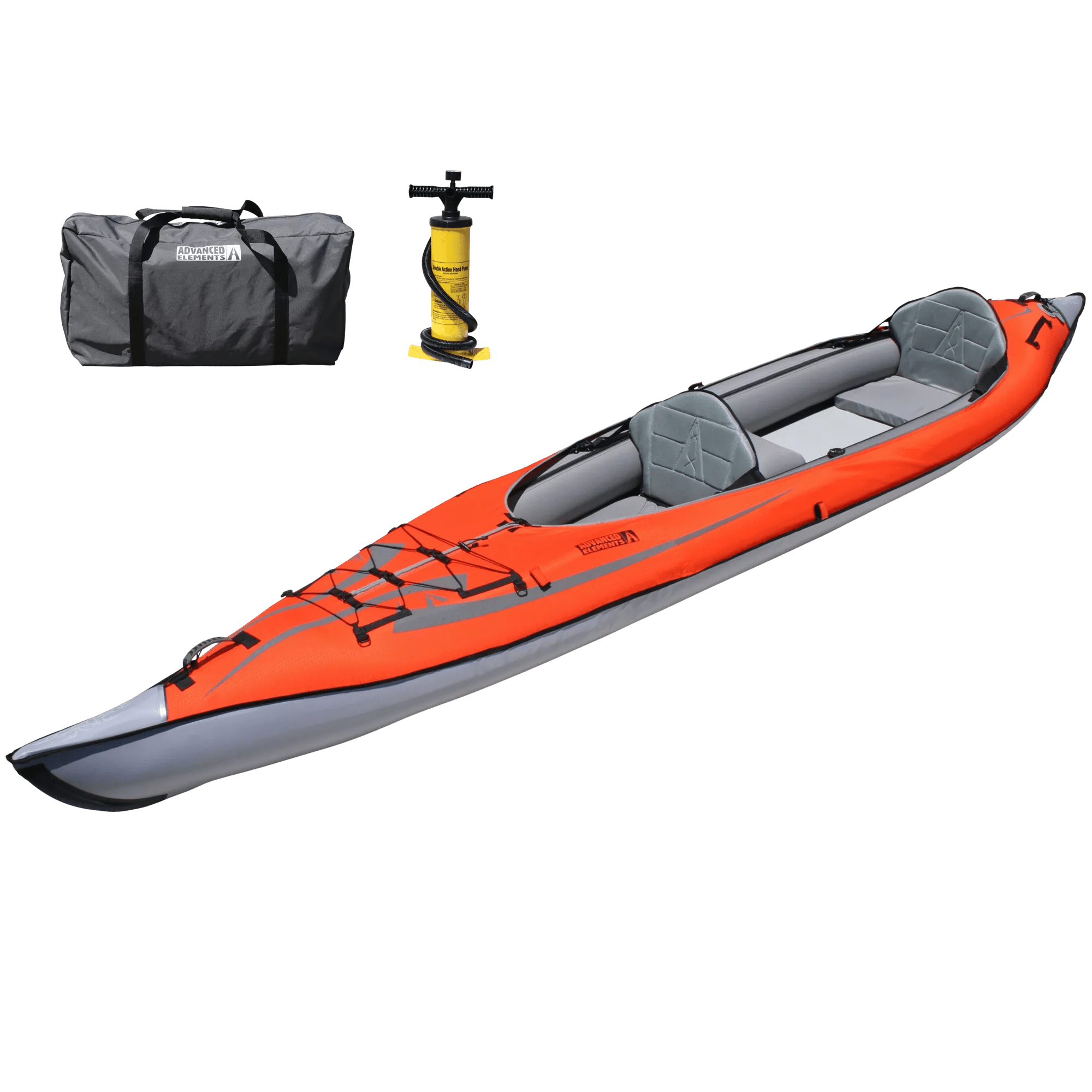 ADVANCED ELEMENTS - AdvancedFrame™ Convertible Elite Kayak with Pump - Red - AE1007-E-P - ISO 