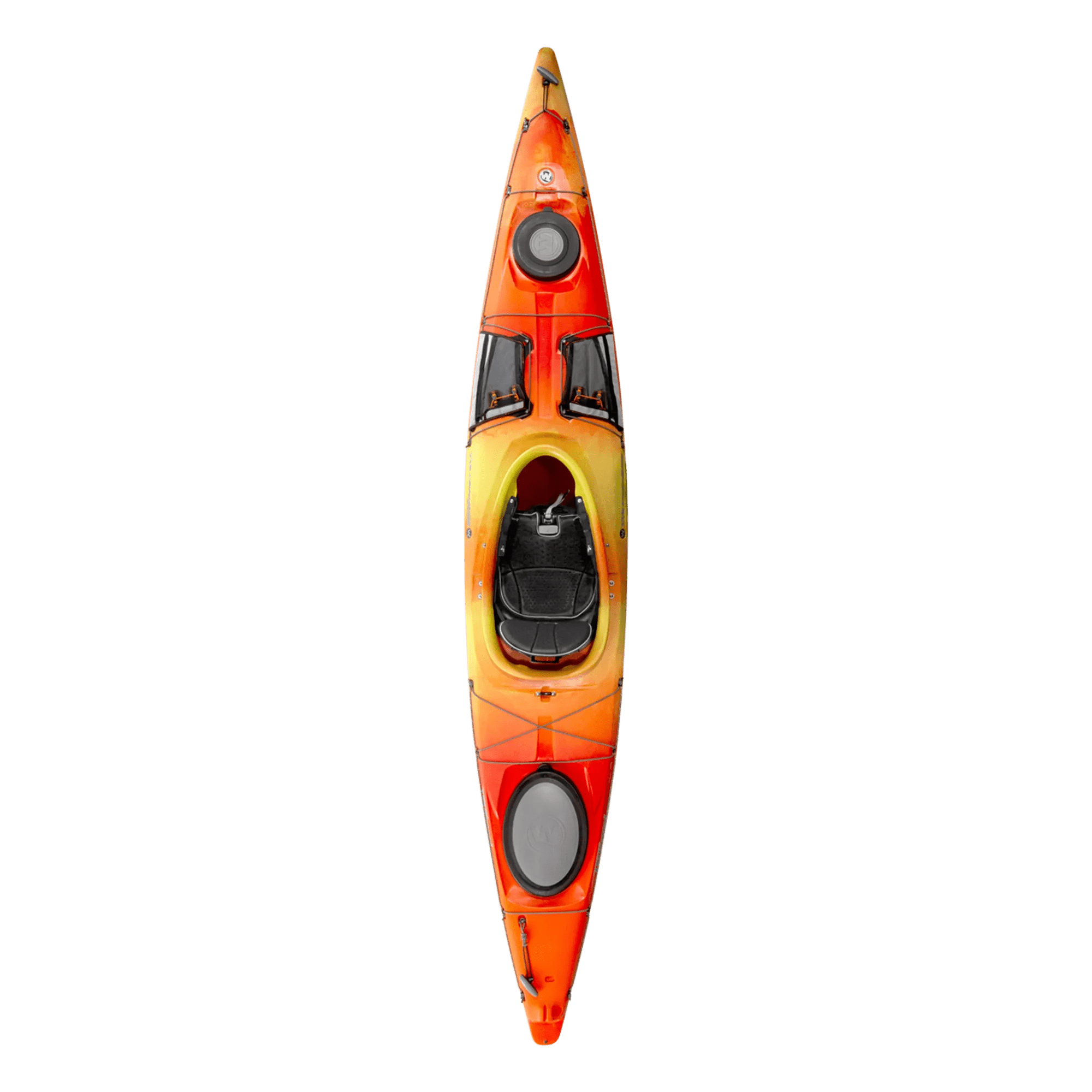 WILDERNESS SYSTEMS - Kayak de randonnée Tsunami 125 - Orange - 9720258054 - TOP 