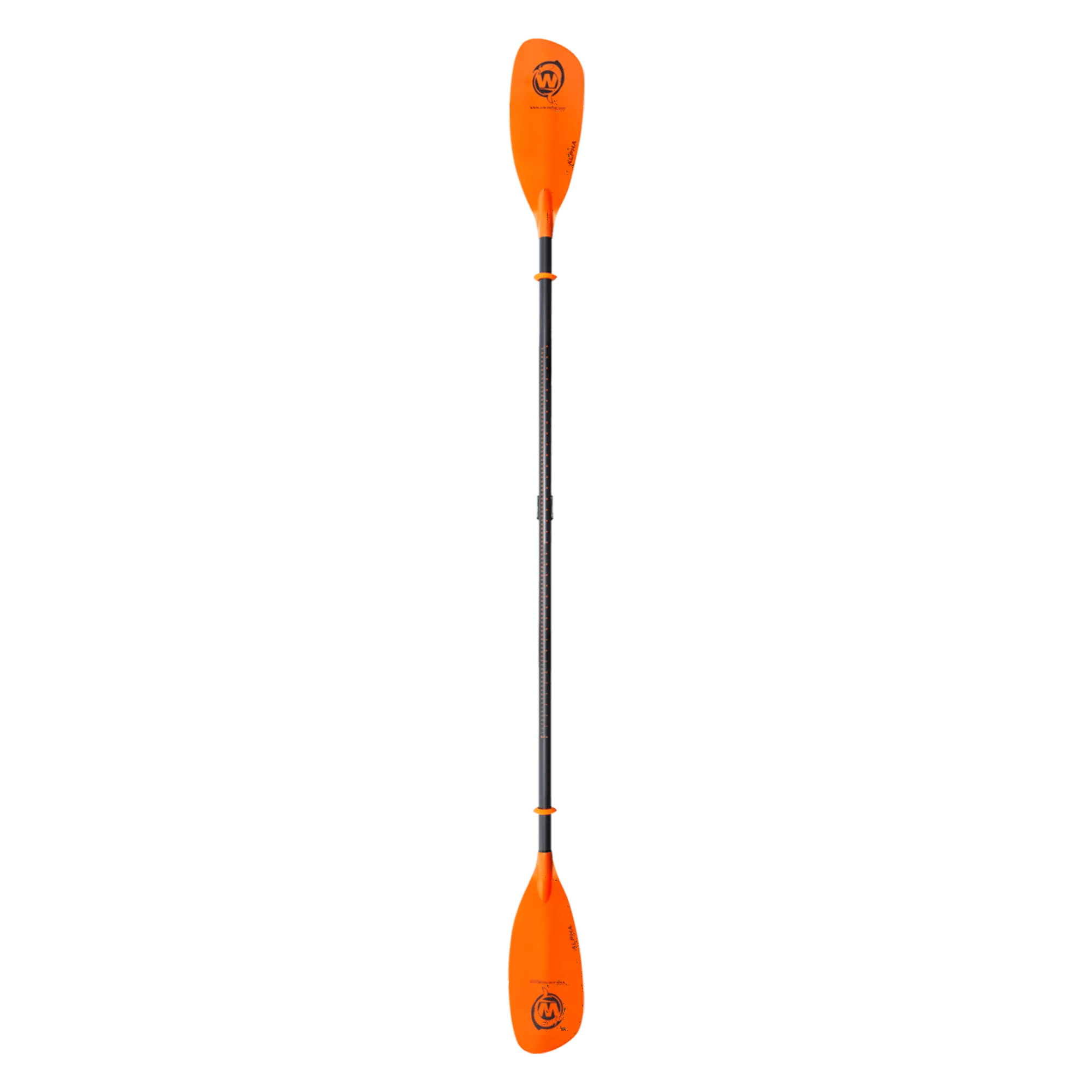 WILDERNESS SYSTEMS - Alpha Glass Angler Kayak Paddle 240-260 cm - Orange - 8070210 - SIDE