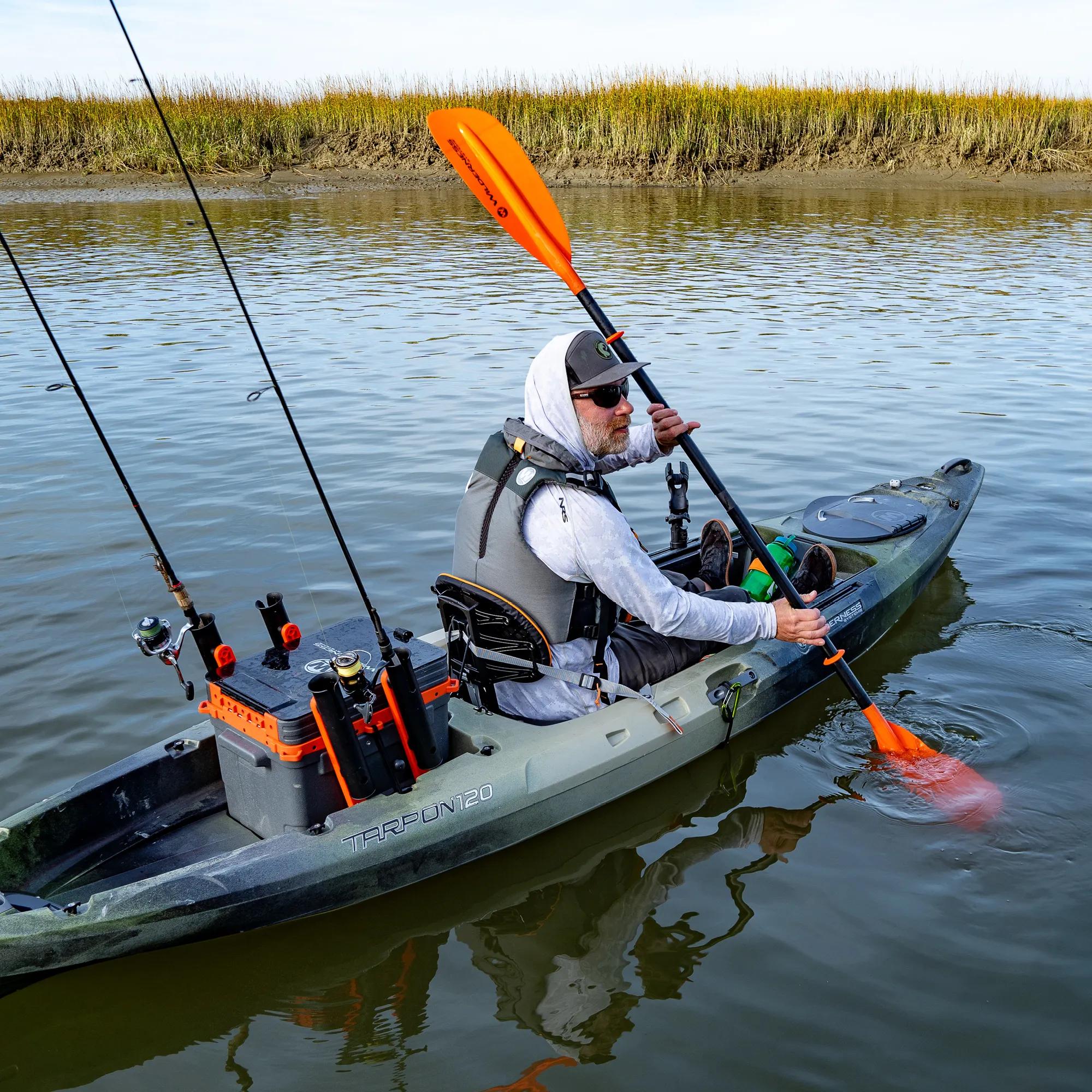 WILDERNESS SYSTEMS - Tarpon 120 Fishing Kayak - Brown - 9750210182 - LIFE STYLE 3