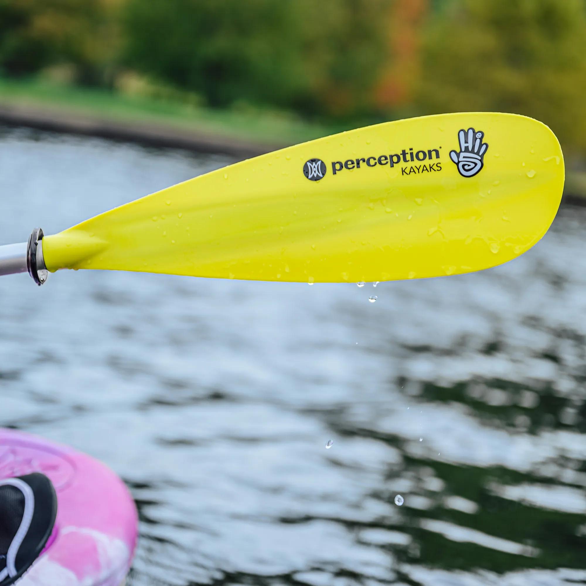 PERCEPTION - Hi Five Kids' Kayak Paddle - 190 cm - Yellow - 8080066 - LIFE STYLE 2