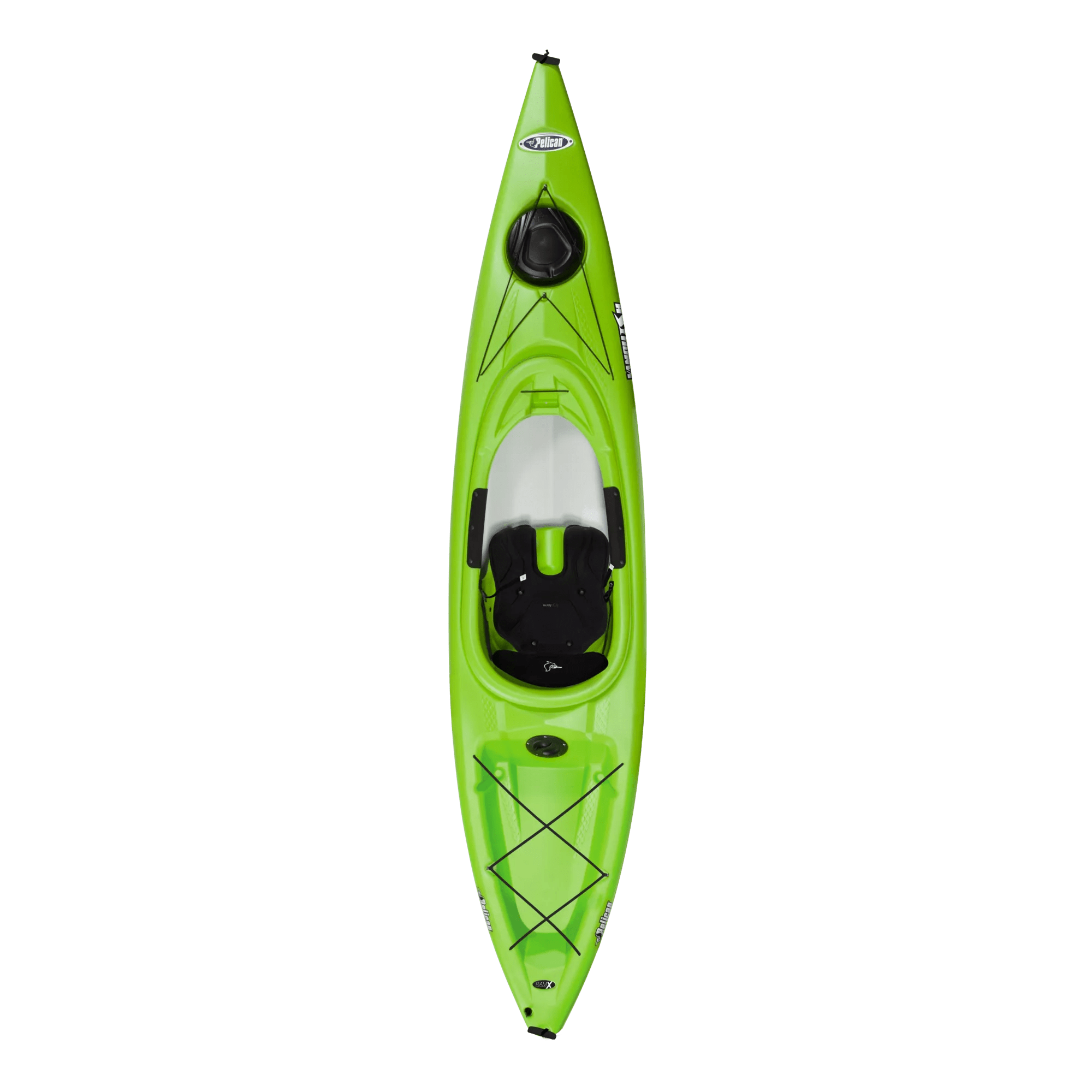 PELICAN - Vanquish 120X Recreational Kayak - Lime - KYA12P108 - TOP