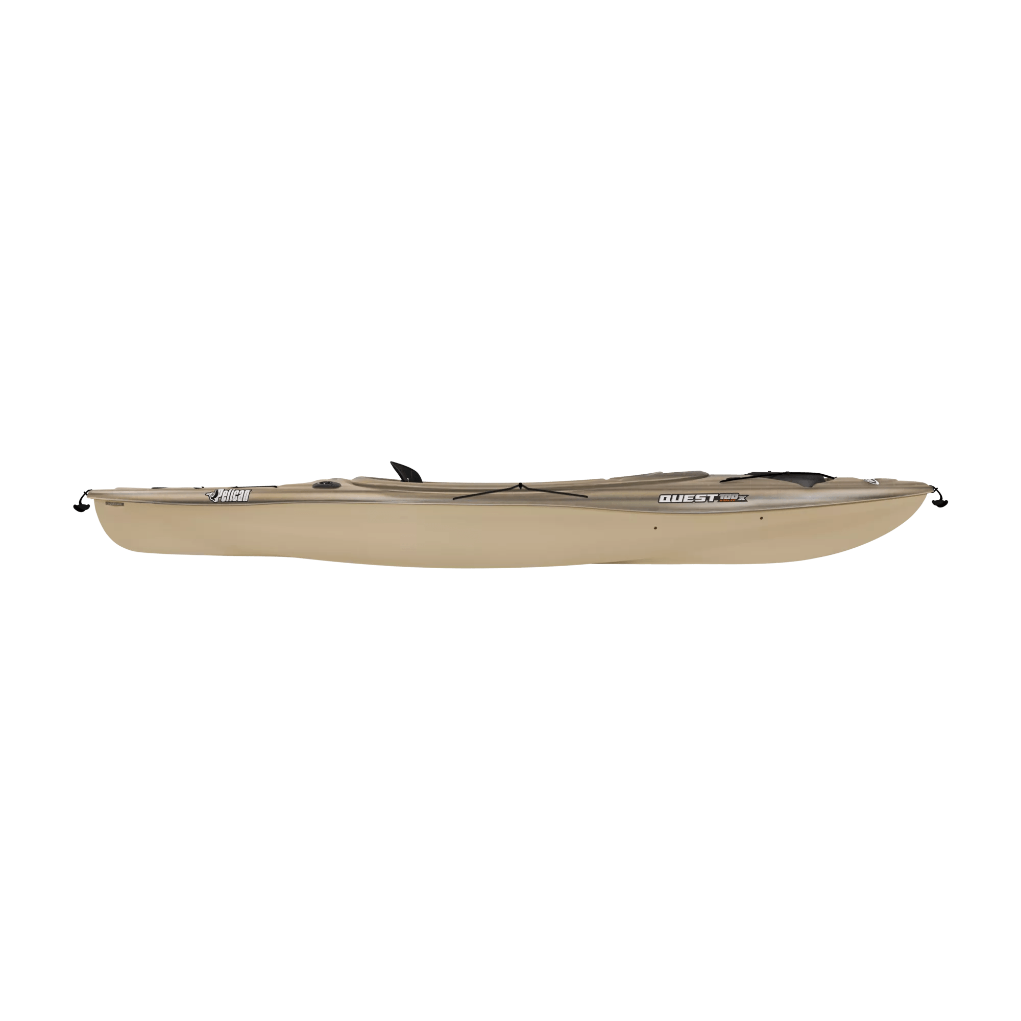 PELICAN - Quest 100X Angler Fishing Kayak - Beige - KFF10P260 - SIDE