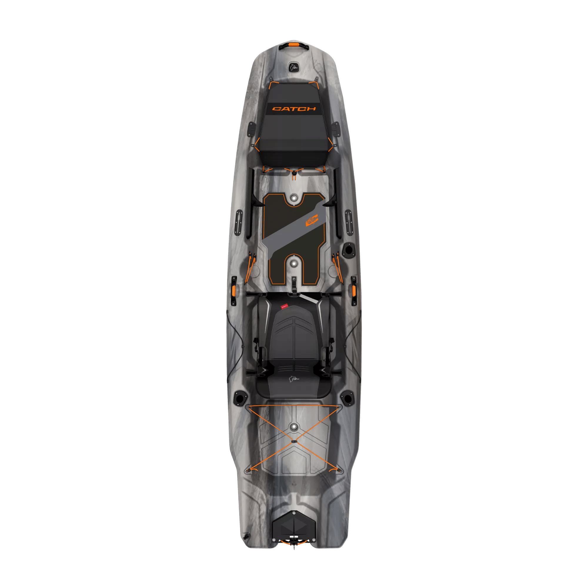 PELICAN - Catch Mode 110 Fishing Kayak - Grey - MIF11P102-00 - TOP