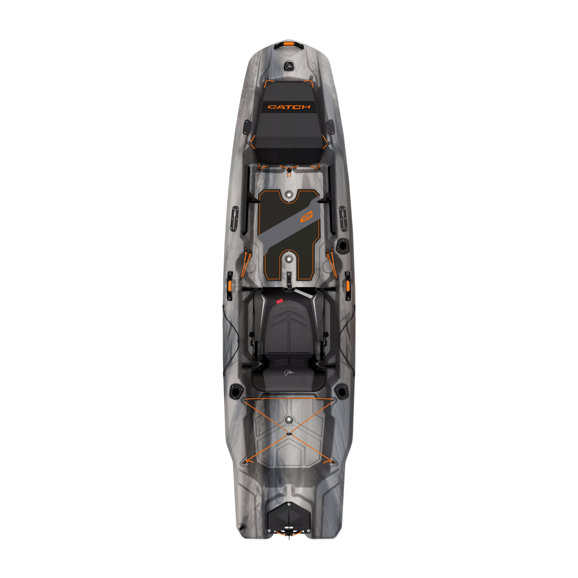 PELICAN - Kayak de pêche Catch Mode 110 - Grey - MIF11P102-00 - TOP