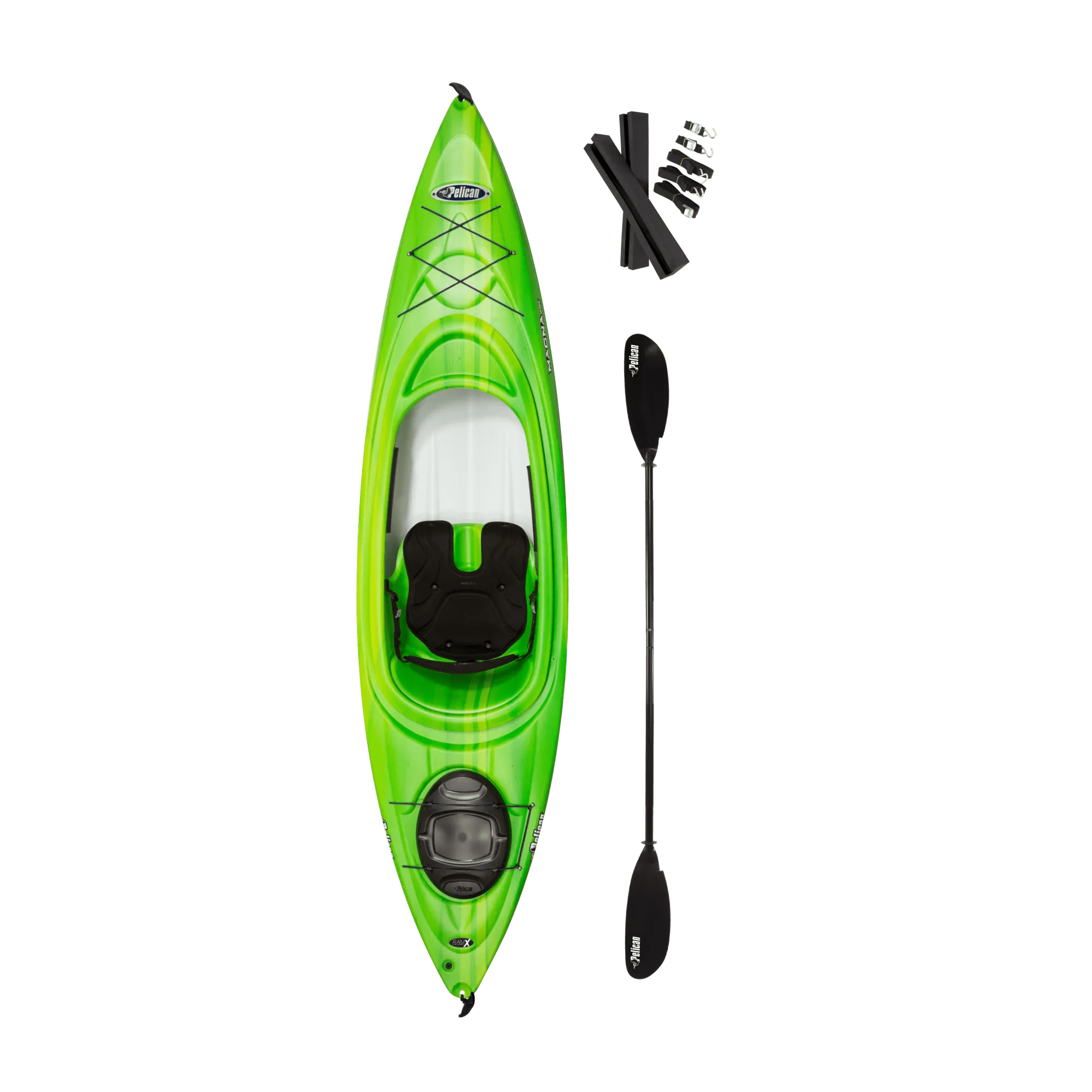 PELICAN - Magna 100 Kayak with Paddle - White - KXF10P208 - TOP