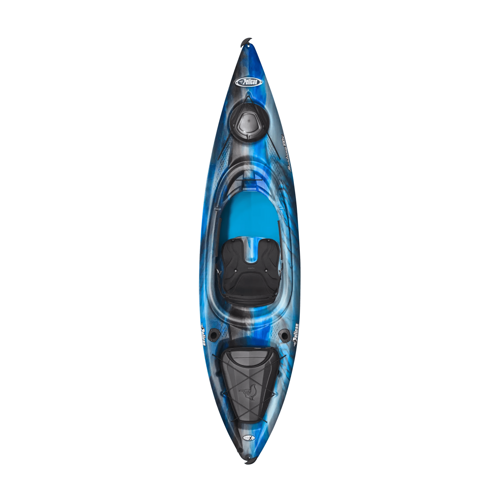 PELICAN - Kayak récréatif Mustang 100X Exo - Grey - KYF10P300 - TOP