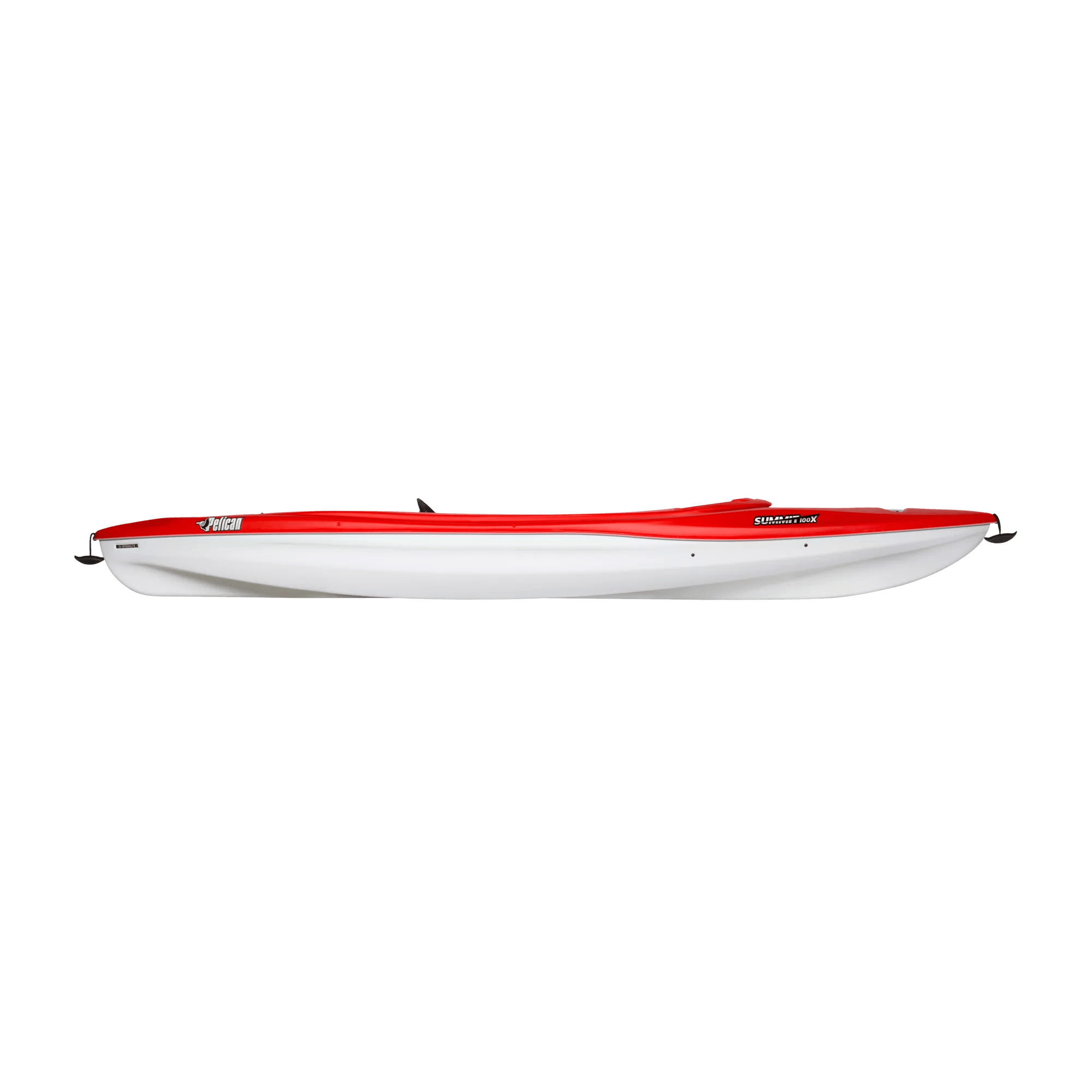 PELICAN - Summit 100X Recreational Kayak - Red - KSA10P100 - SIDE