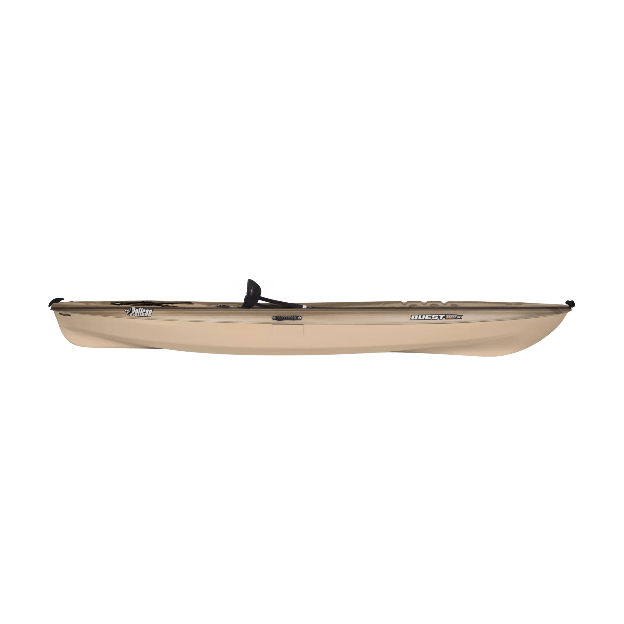 PELICAN - Quest 100X Angler Fishing Kayak - Black - KVF10P160 - SIDE
