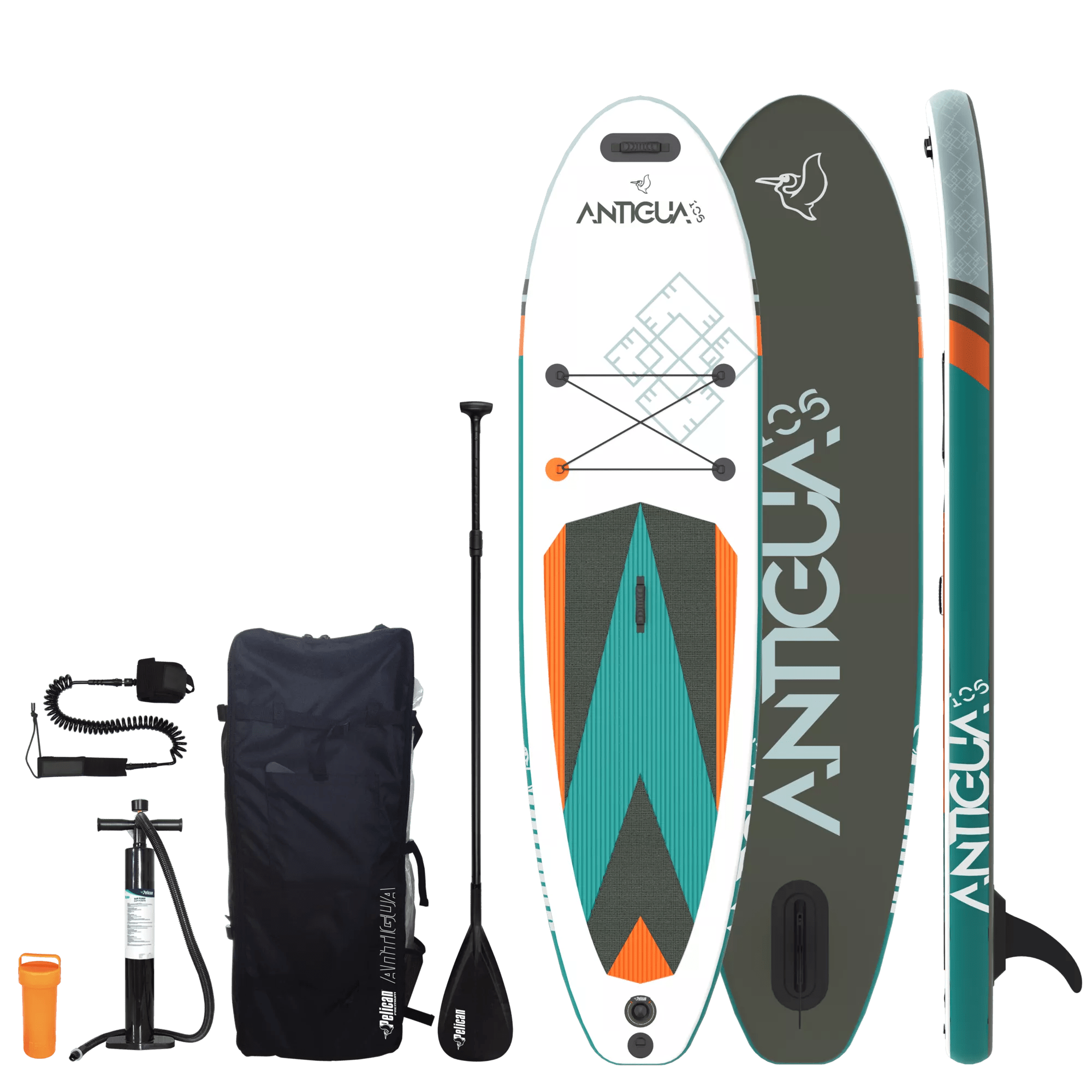 PELICAN - Antigua 106 Inflatable Paddle Board -  - FIG10P100-00 - SIDE