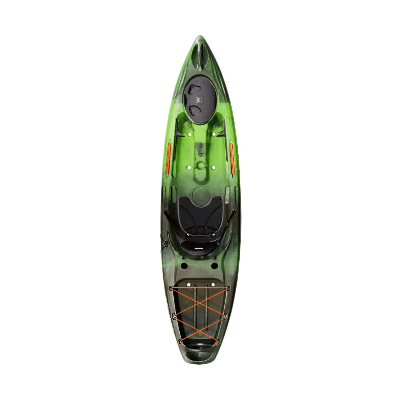 PERCEPTION - Pescador 10.0 Fishing Kayak - Green - 9350168031 - TOP