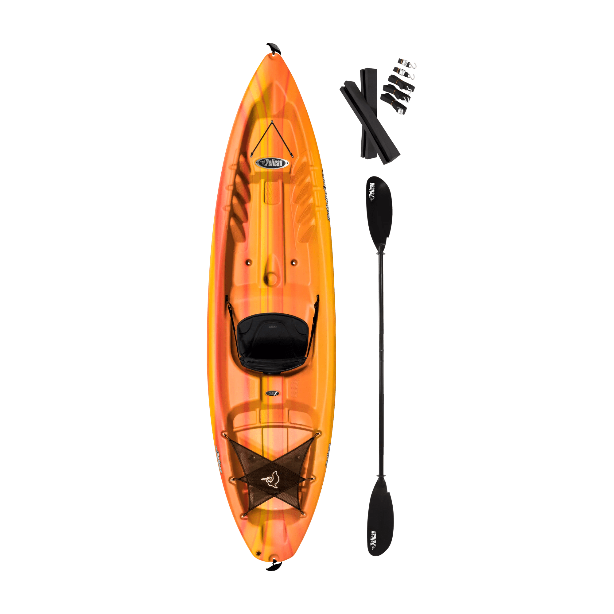 PELICAN - Tailwind 100X Recreational Kayak - Yellow - KVF10P203 - TOP