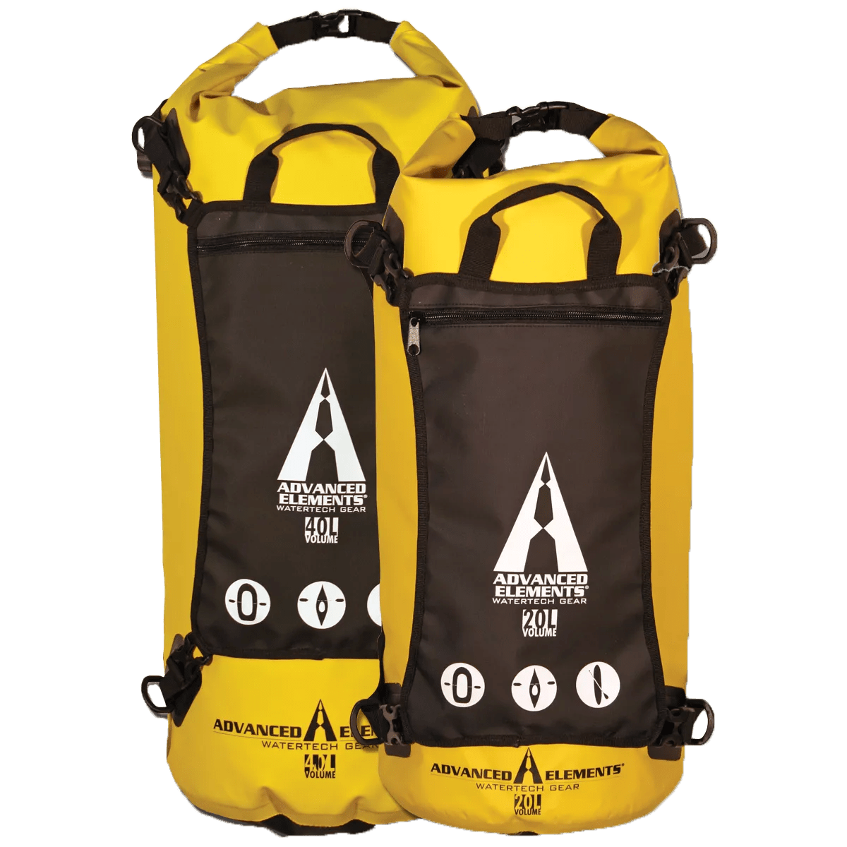 ADVANCED ELEMENTS - StashPak™ Rolltop Dry Bags - 40L - Yellow - AE3508 - TOP