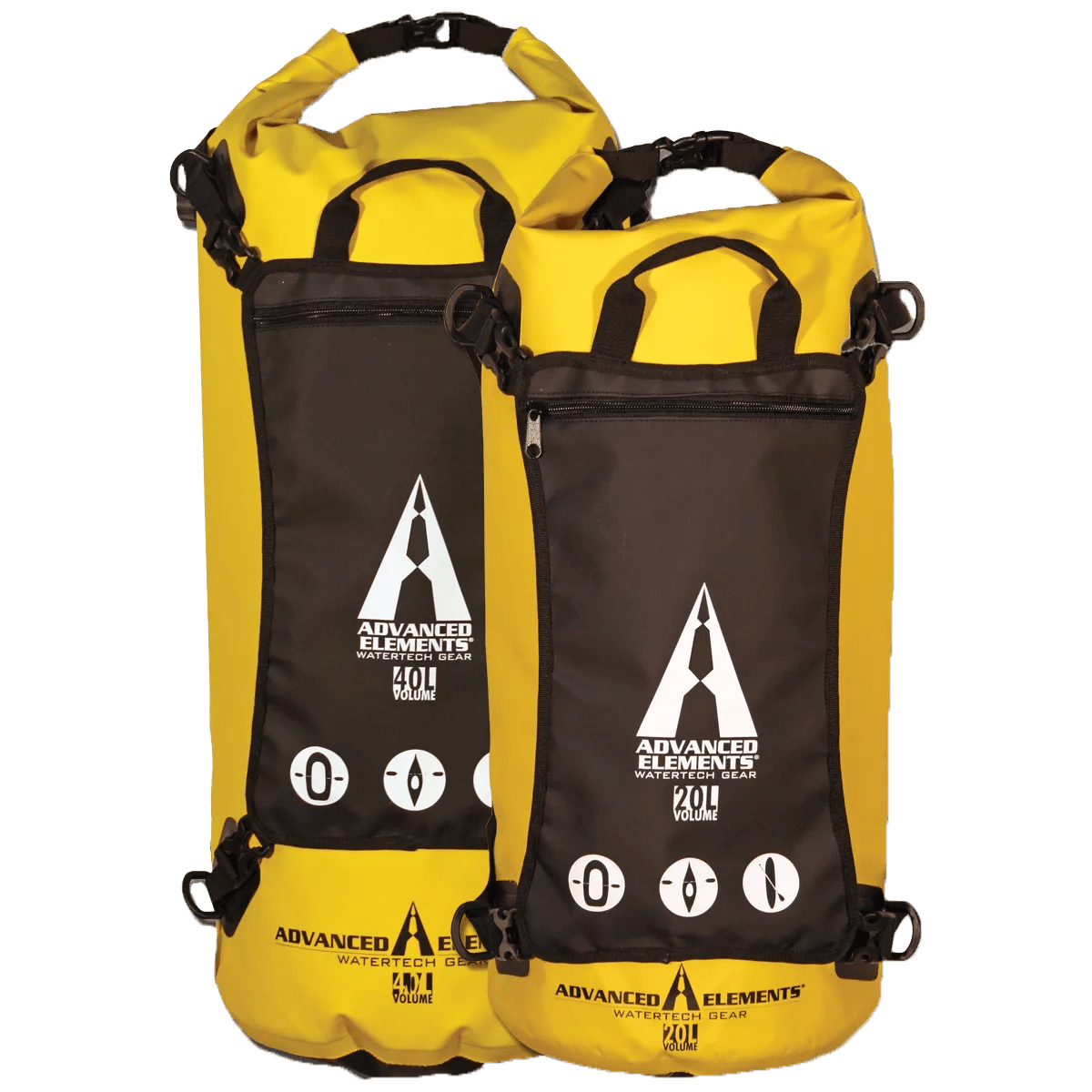 ADVANCED ELEMENTS - Sacs étanches avec ouverture à enroulement Stashpak – 40 L - Yellow - AE3508 - TOP