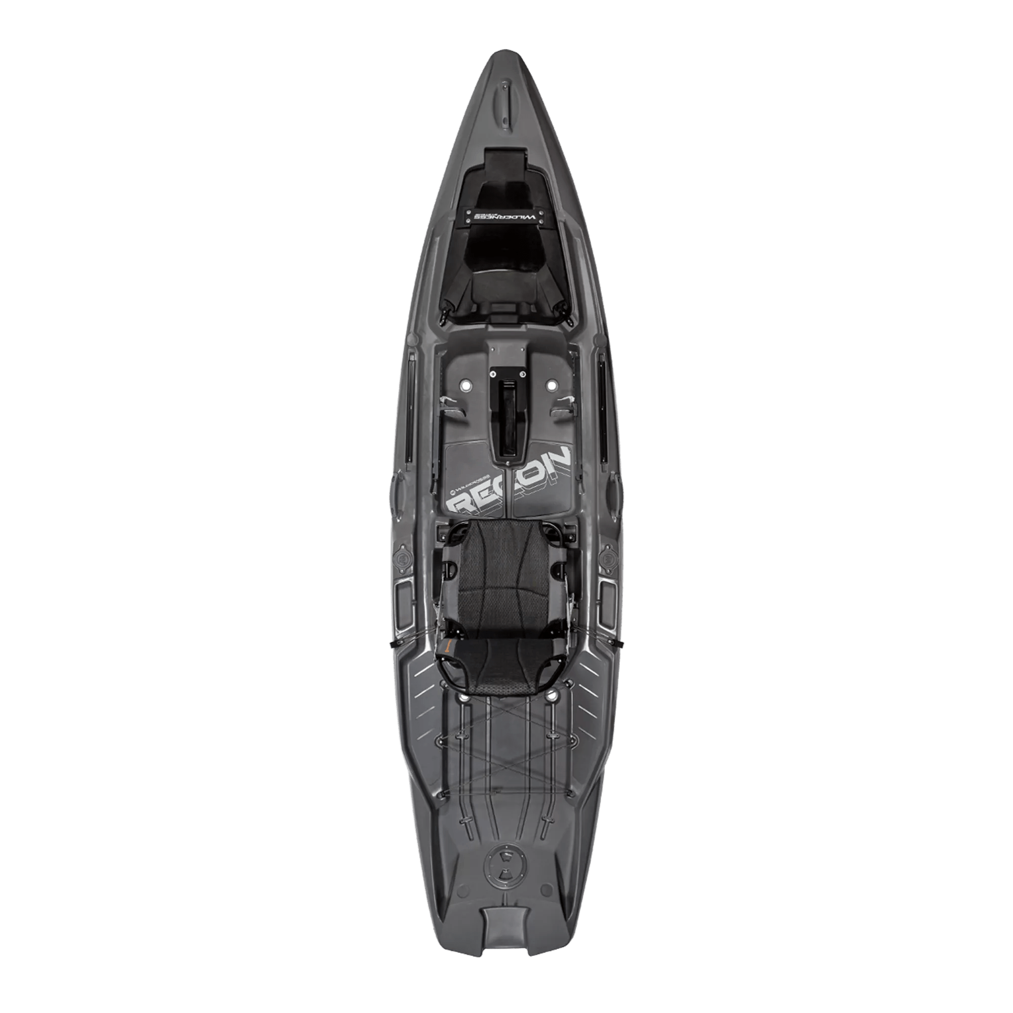 WILDERNESS SYSTEMS - Kayak de pêche Recon 120 avec siège AirPro ACES - Grey - 9751104153 - TOP