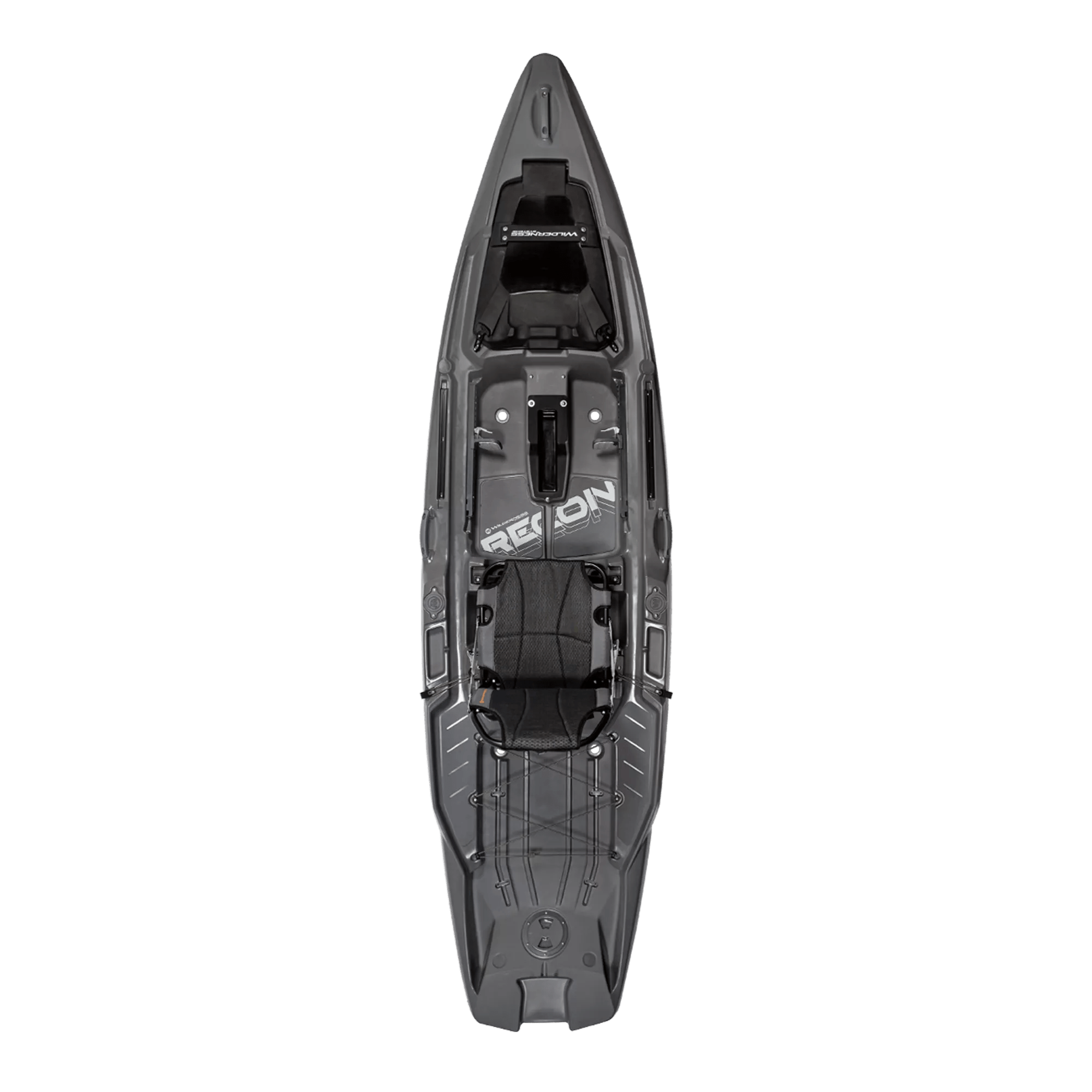 WILDERNESS SYSTEMS - RECON 120 Fishing Kayak with AirPro ACES seat - Grey - 9751104153 - TOP