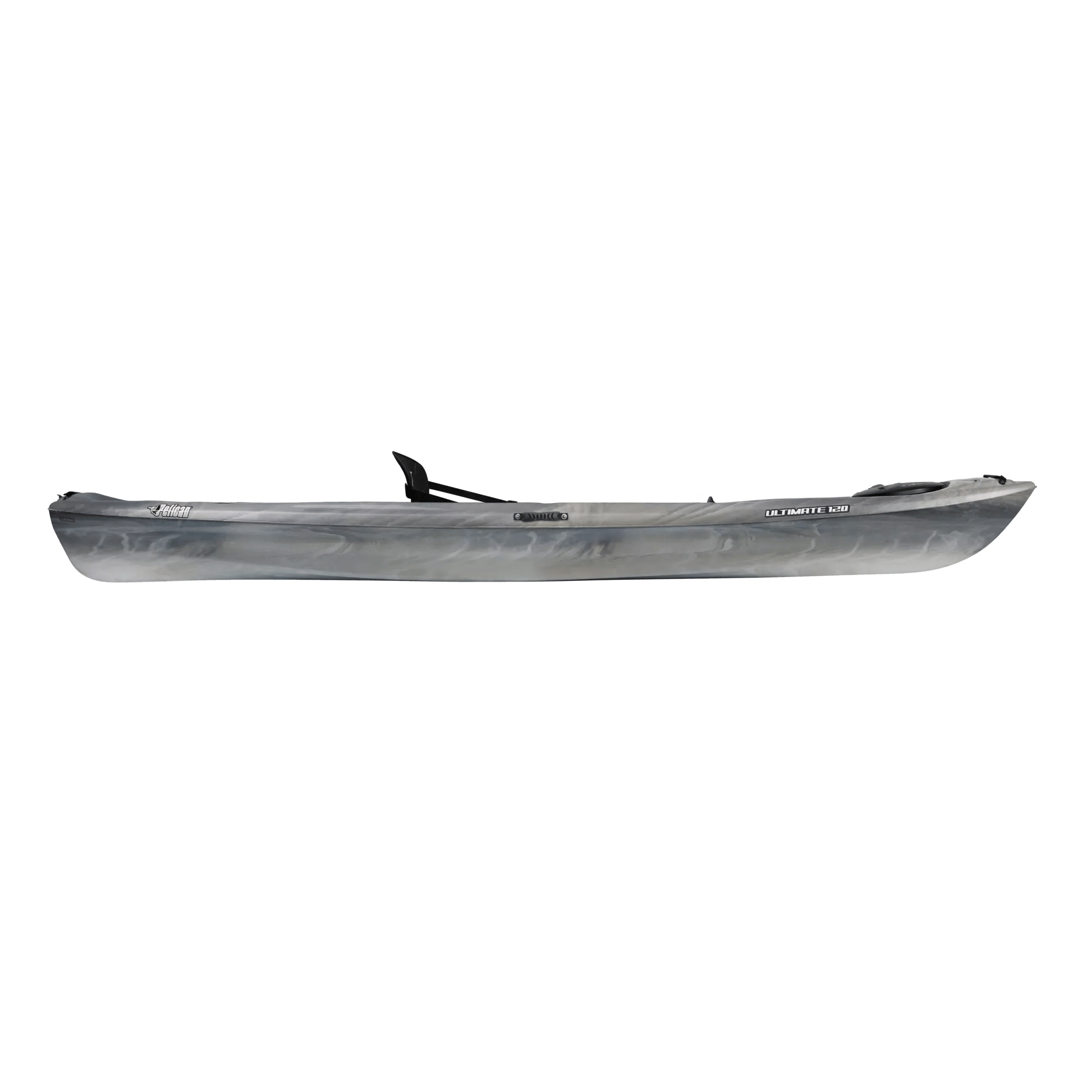 PELICAN - Ultimate 120 Recreational Kayak - Grey - KWF12P100 - SIDE