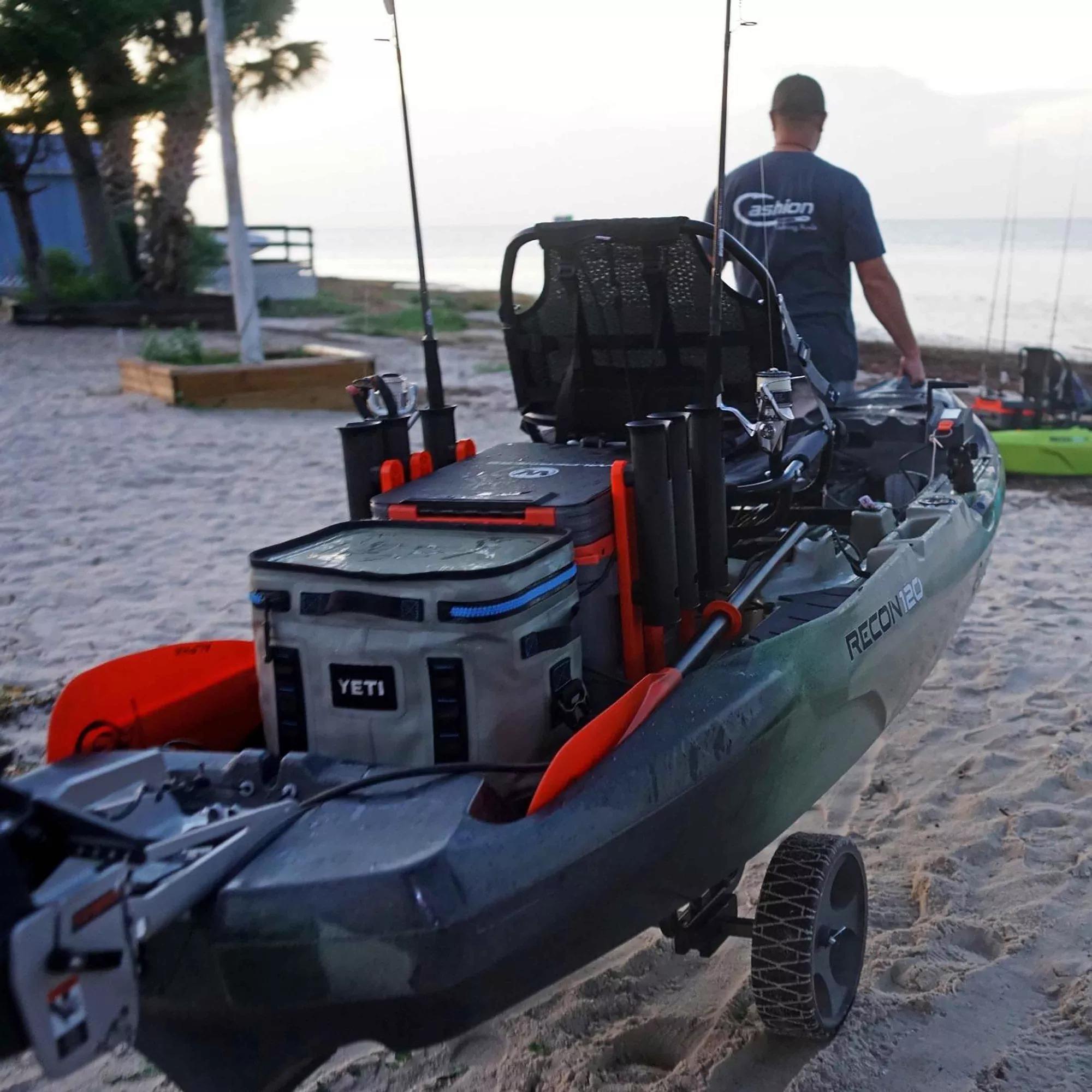 SHIPPING DAMAGE*** Wilderness Systems Recon HD 120 Pedal Drive Fishing Kayak  -Includes Drive ***CLOSEOUT***