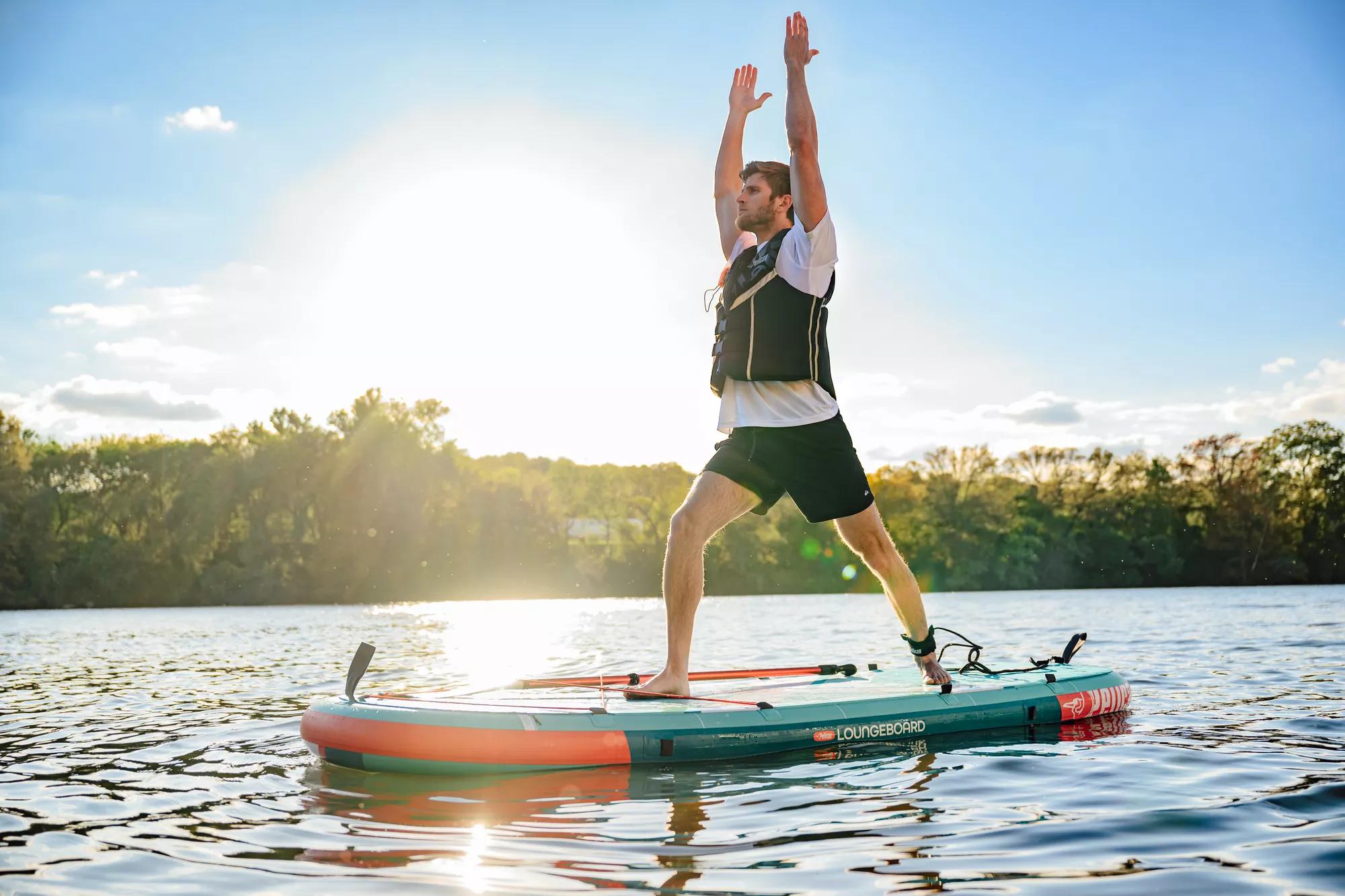 Planche récréatif gonflable Loungeboard de Pelican