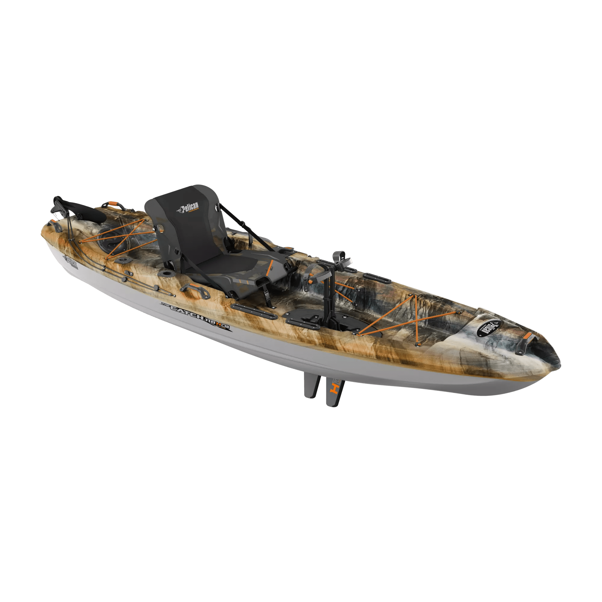 PELICAN - Catch 110HDII Fishing Kayak - Grey - KRP11P104-00 - ISO 