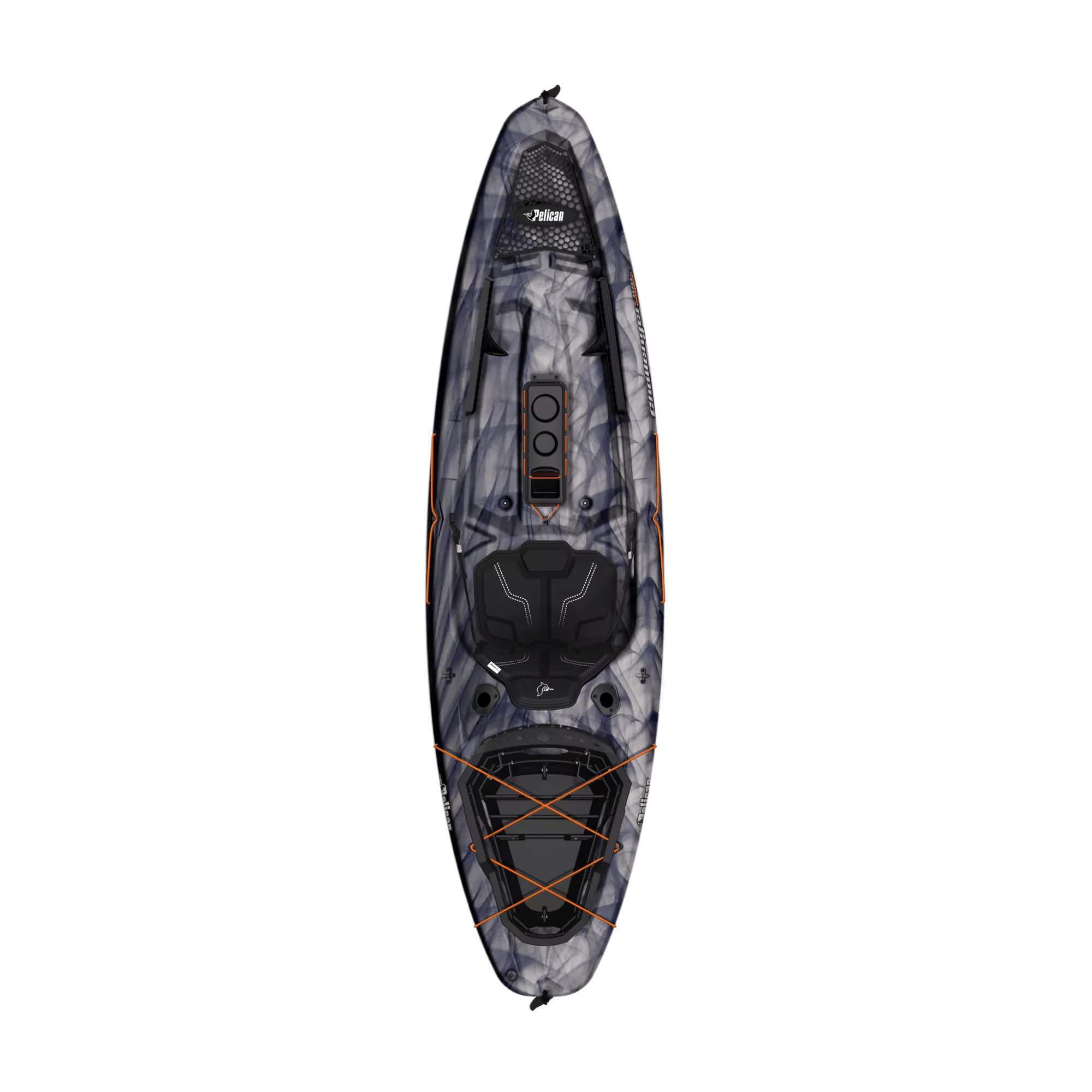 PELICAN - Challenger 100X Angler Fishing Kayak - Black - MBF10P304 - TOP