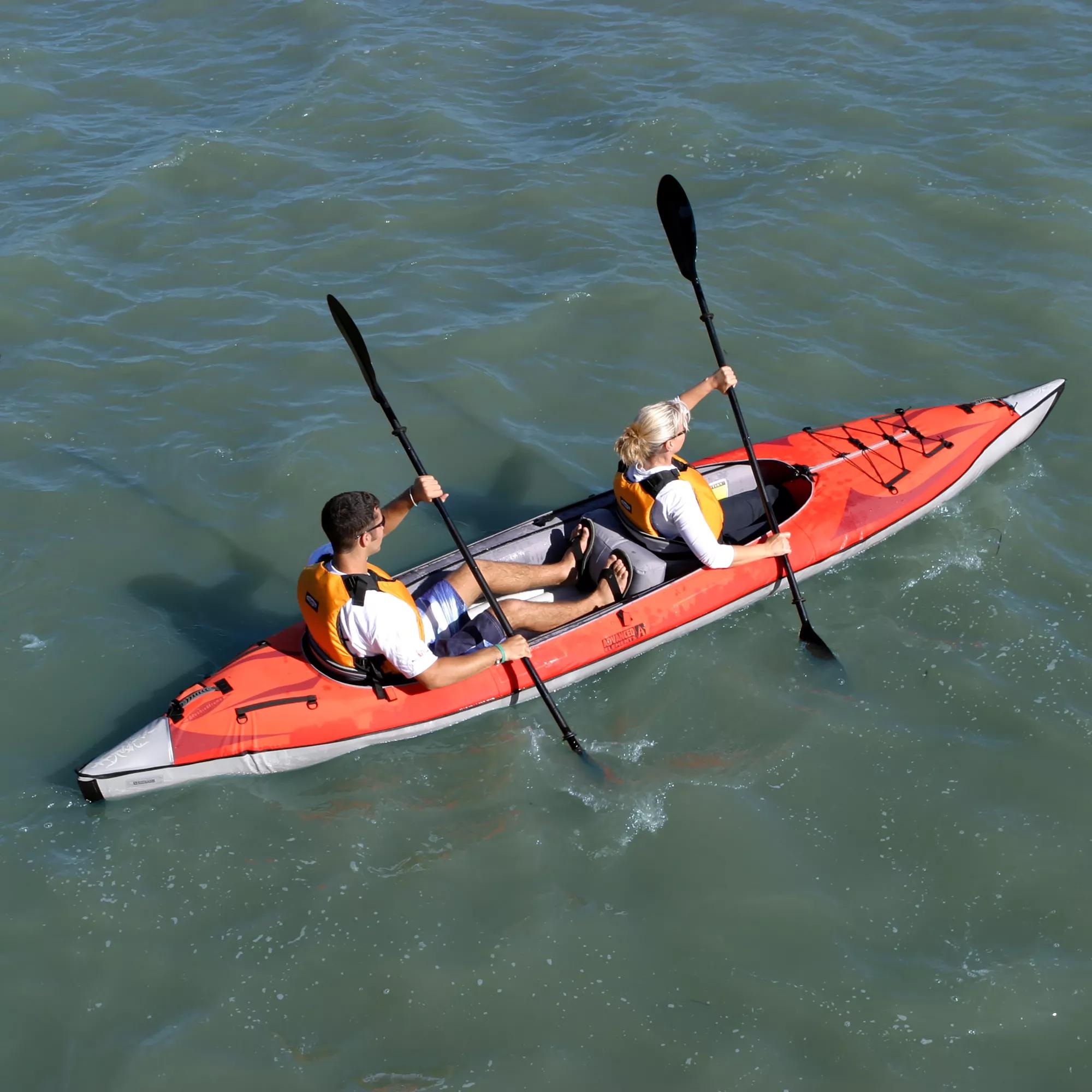 ADVANCED ELEMENTS - AdvancedFrame™ Convertible Kayak without Pump - Red - AE1007-R - LIFE STYLE 1