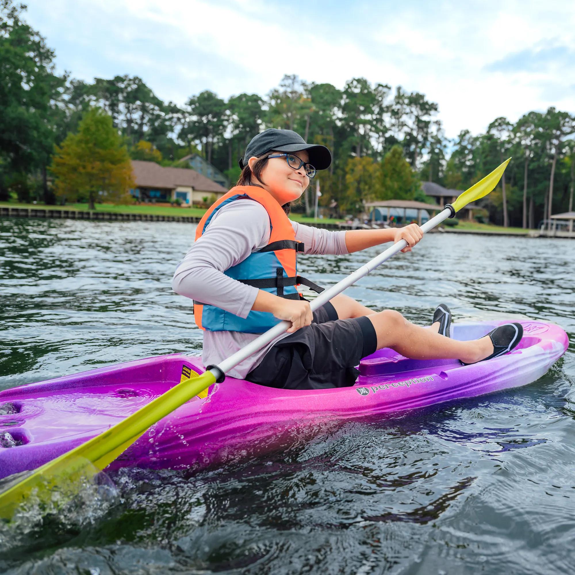 PERCEPTION - Hi Five Kids' Kayak Paddle - 190 cm - Yellow - 8080066 - LIFE STYLE 1