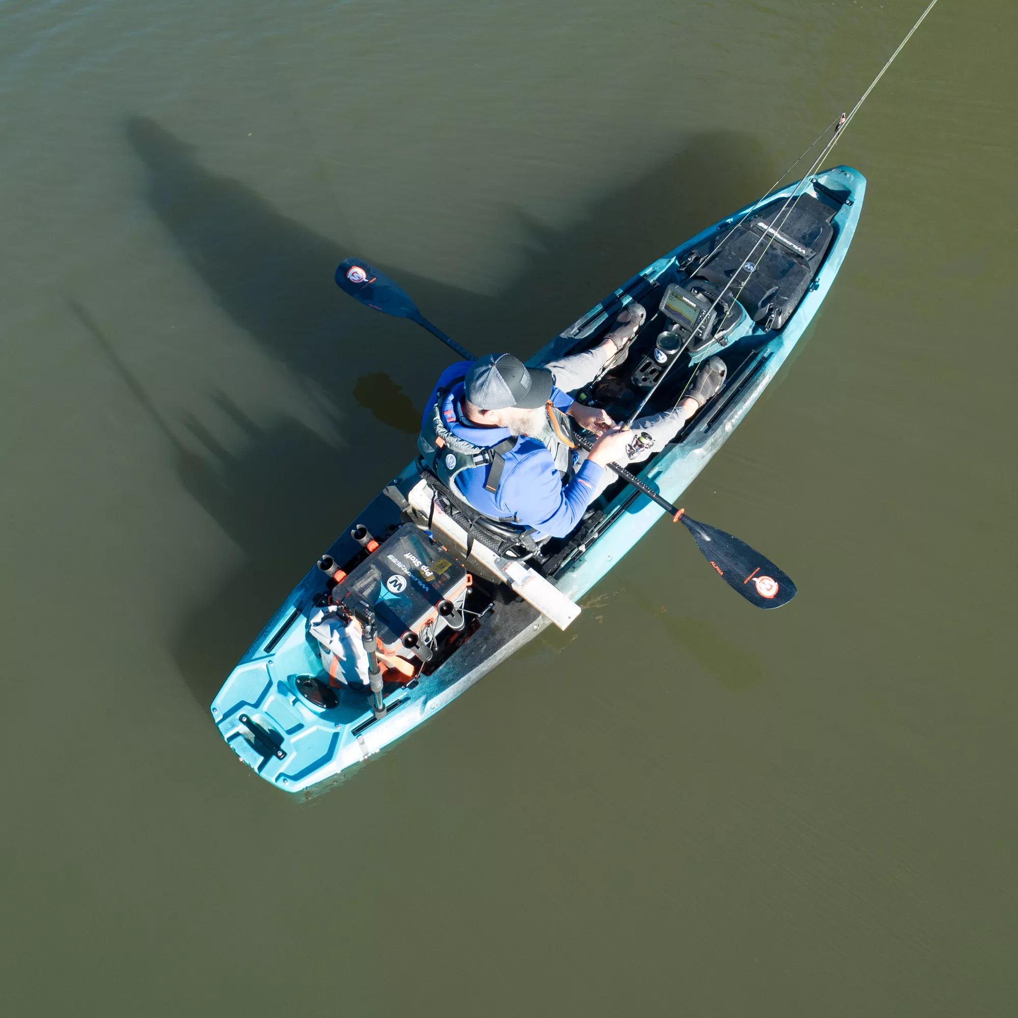 WILDERNESS SYSTEMS - A.T.A.K. 120 Fishing Kayak - Discontinued color/model - Blue - 9750917110 - LIFE STYLE 2