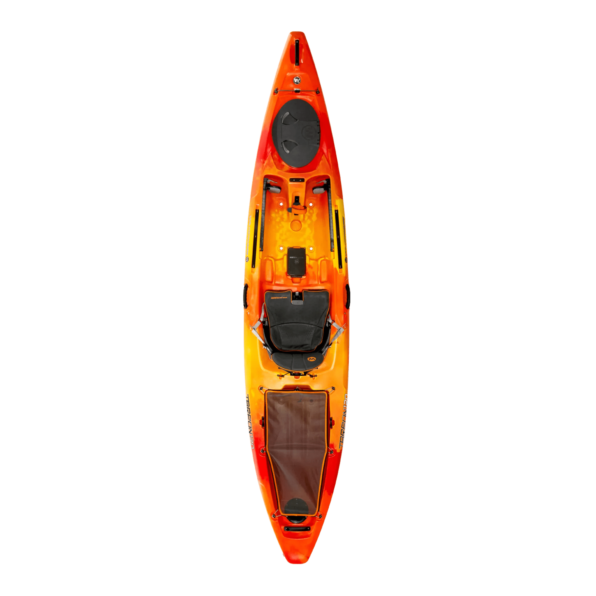WILDERNESS SYSTEMS - Kayak de pêche Tarpon 120 - Orange - 9750210054 - TOP 