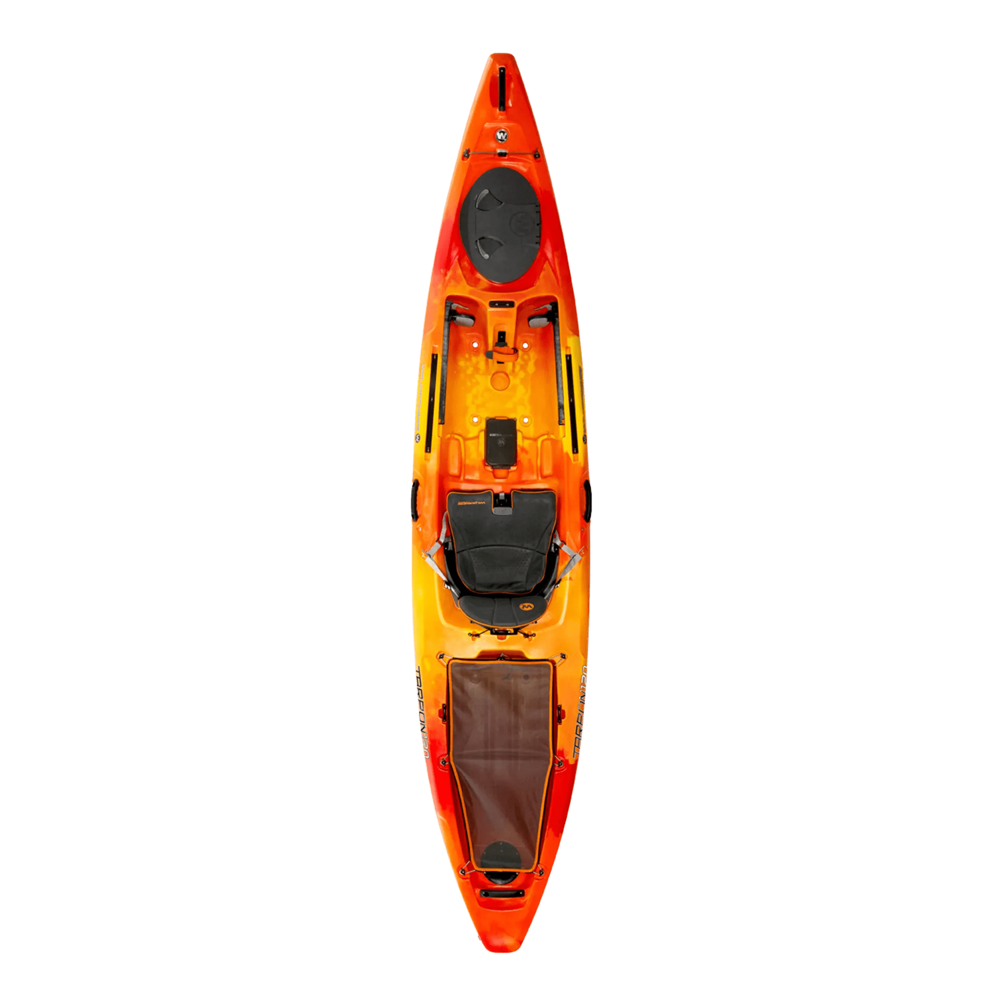 WILDERNESS SYSTEMS - Kayak de pêche Tarpon 120 - Orange - 9750210054 - TOP