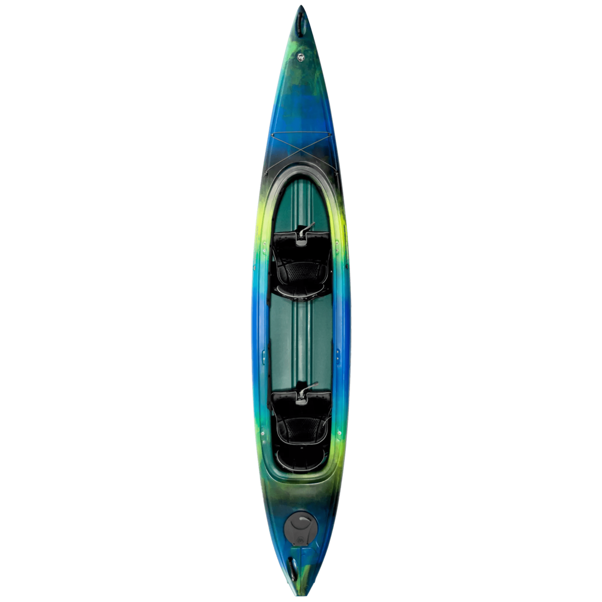 WILDERNESS SYSTEMS - Pamlico 145T Recreational Kayak - Blue - 9730455142 - TOP