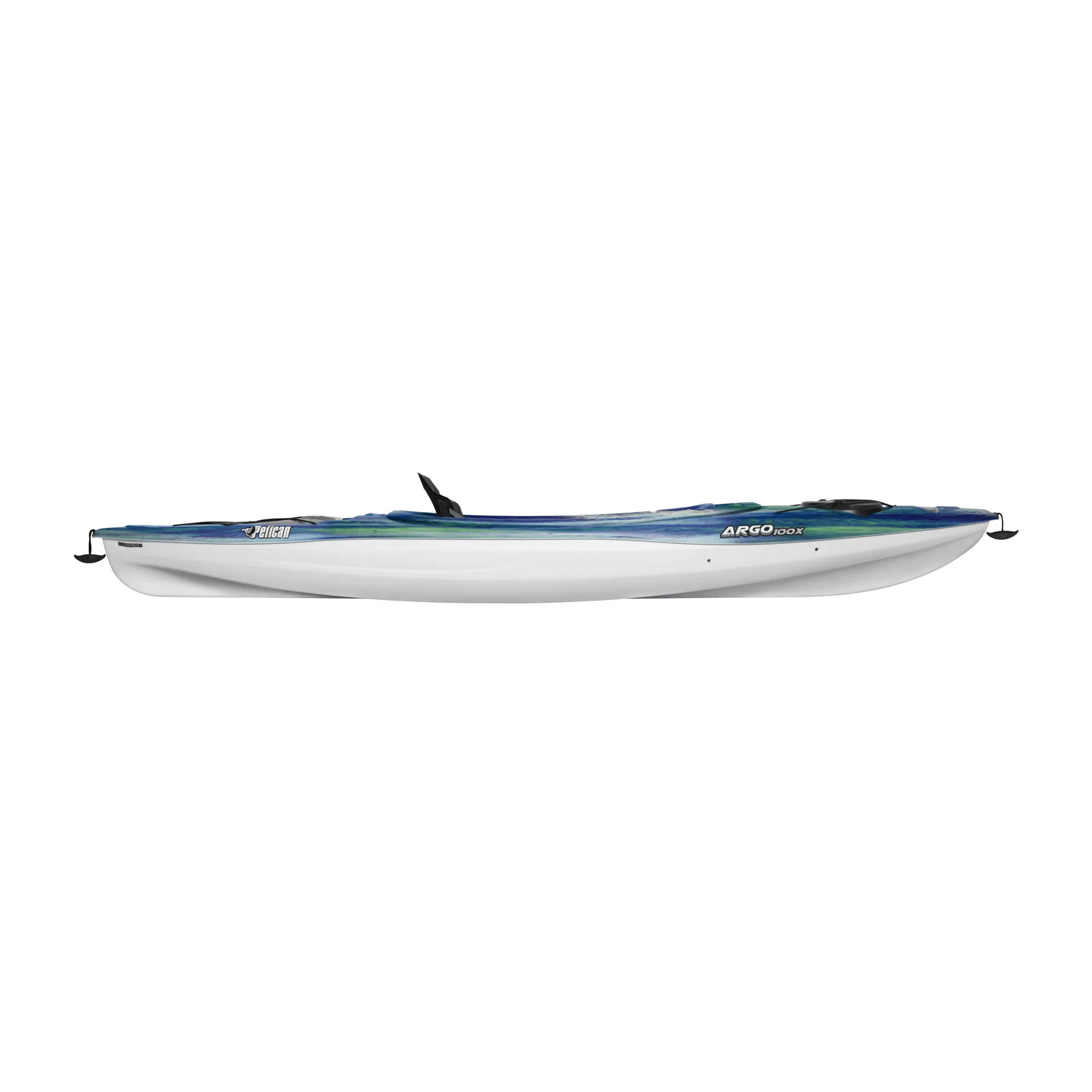 PELICAN - Argo 100X EXO Recreational Kayak - Green - KFF10P203-00 - SIDE