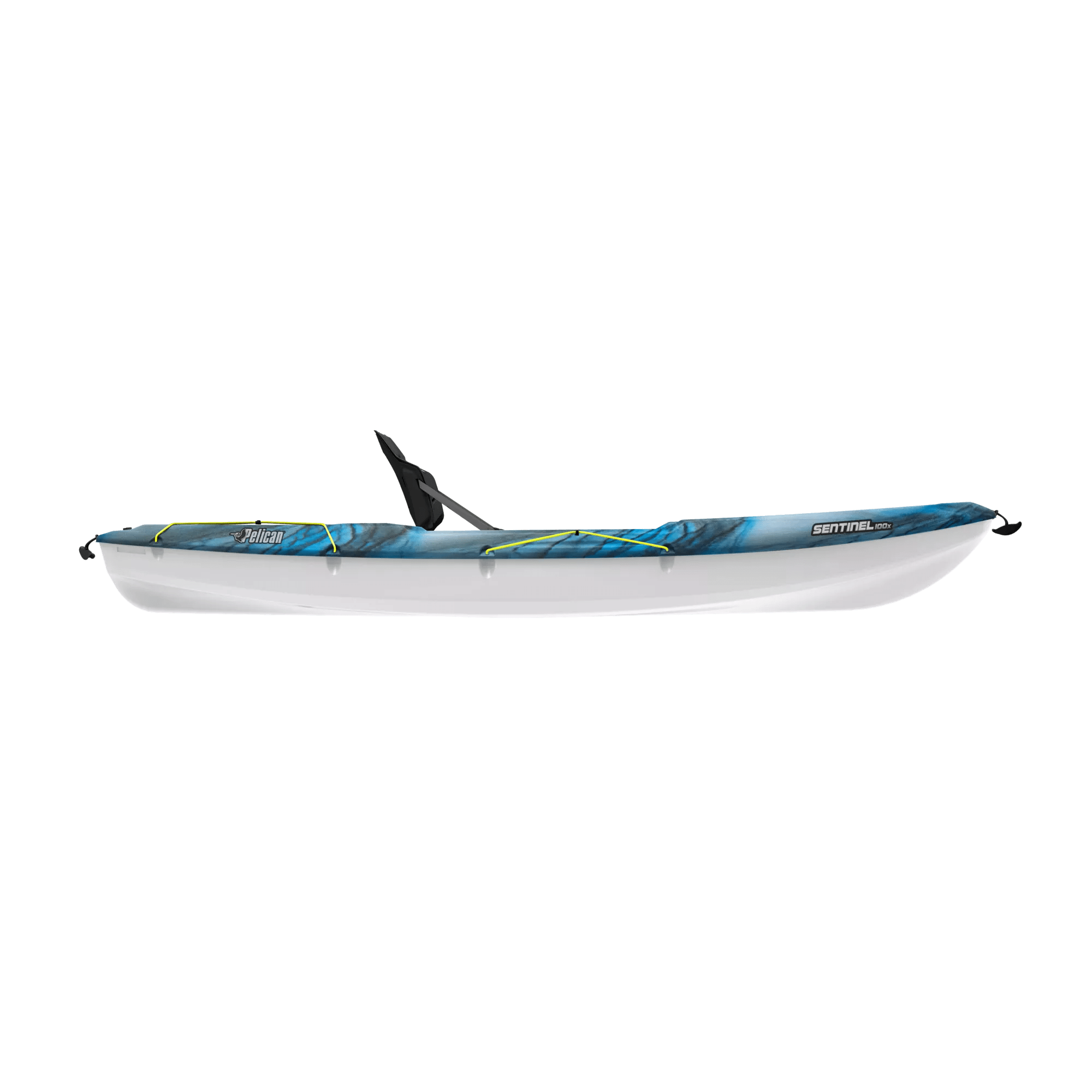 PELICAN - Kayak récréatif Sentinel 100X EXO - Grey - MEF10P100-00 - SIDE