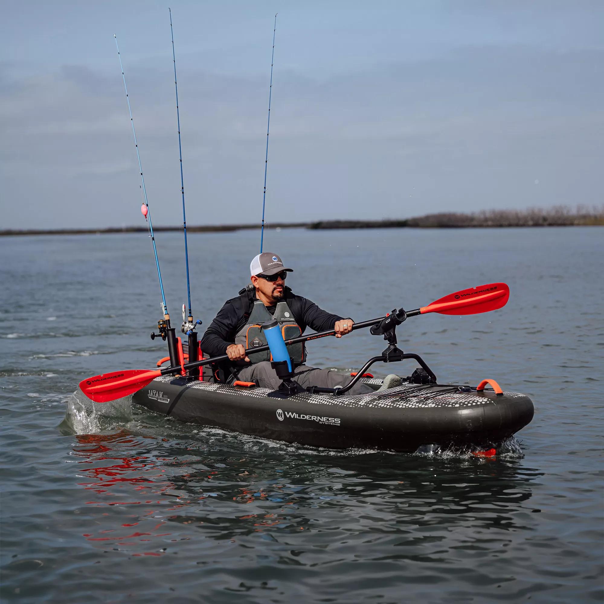 WILDERNESS SYSTEMS - Kayak de pêche gonflable à point de chute iATAK 110 - Brown - 9751154801 - LIFE STYLE 3