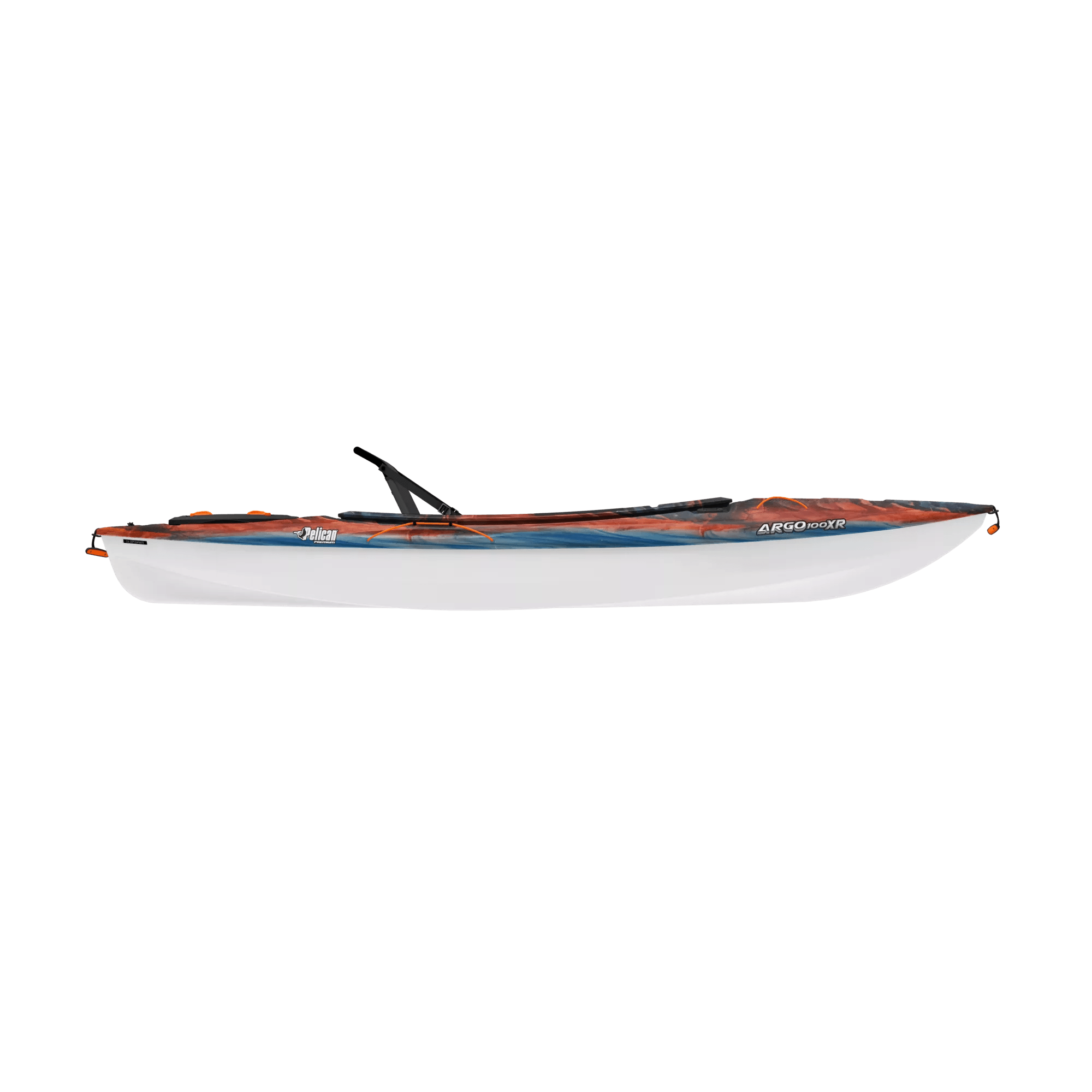 PELICAN - Argo 100XR Recreational Kayak with Paddle - Blue - MDP10P900-00 - SIDE