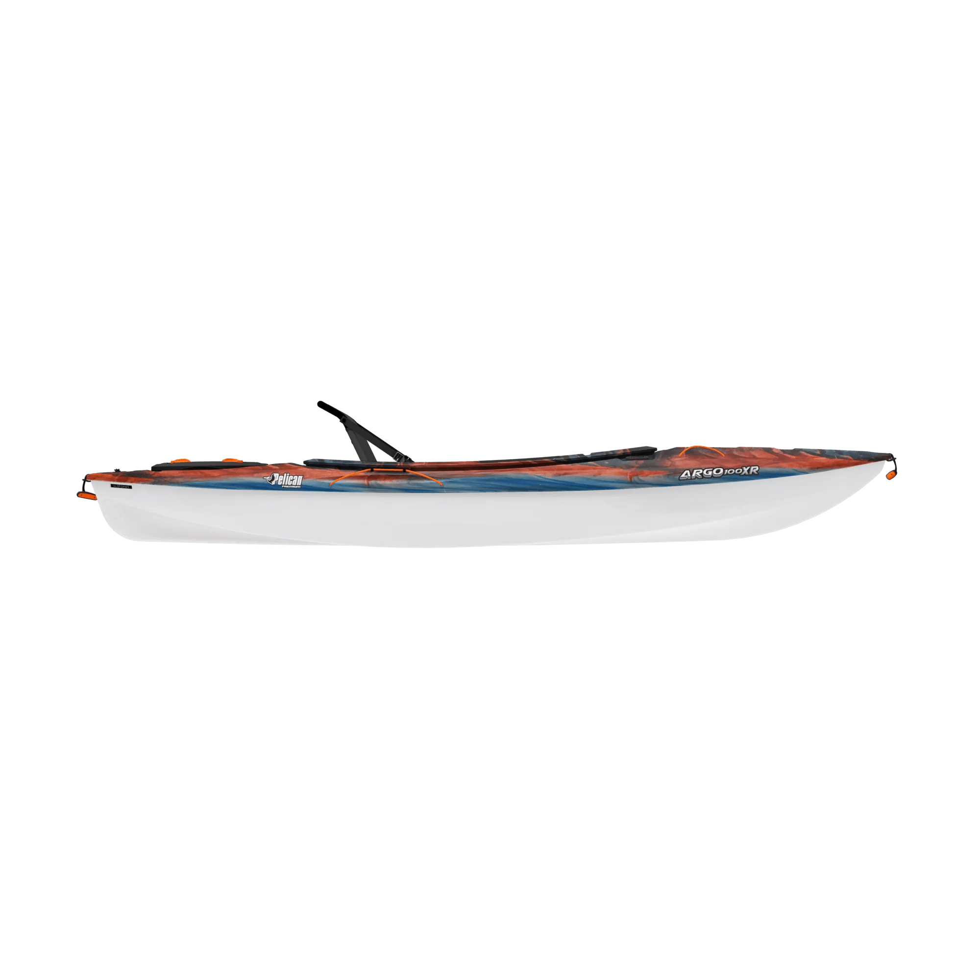 PELICAN - Argo 100XR Recreational Kayak with Paddle - Grey - MDP10P900-00 - SIDE