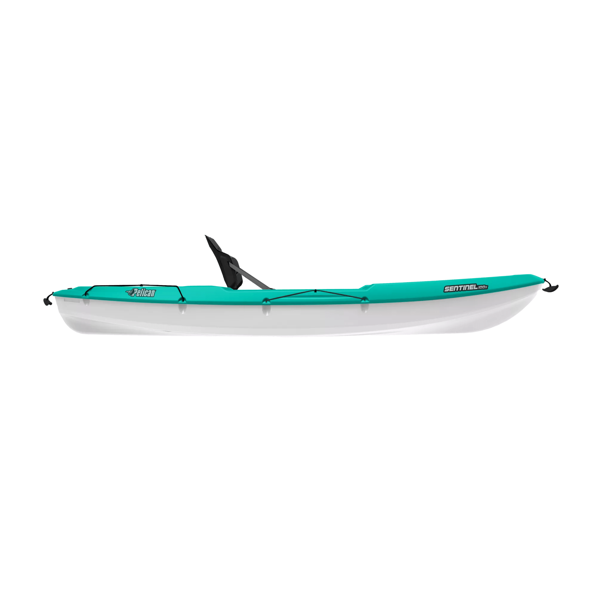 PELICAN - Sentinel 100X EXO Recreational Kayak - Aqua - MEA10P100 - SIDE