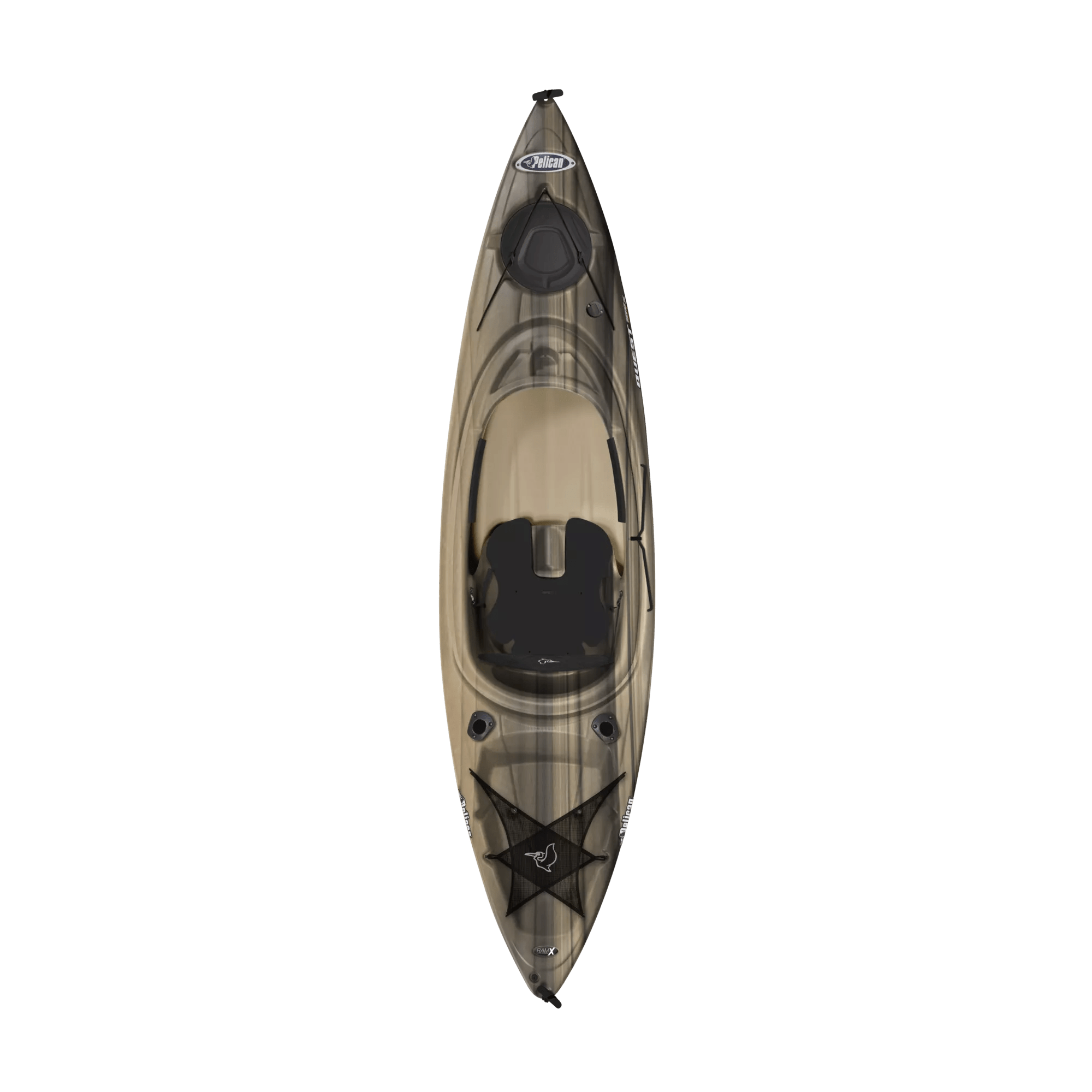 PELICAN - Kayak de pêche Quest 100X Angler - Black - KFF10P260 - TOP