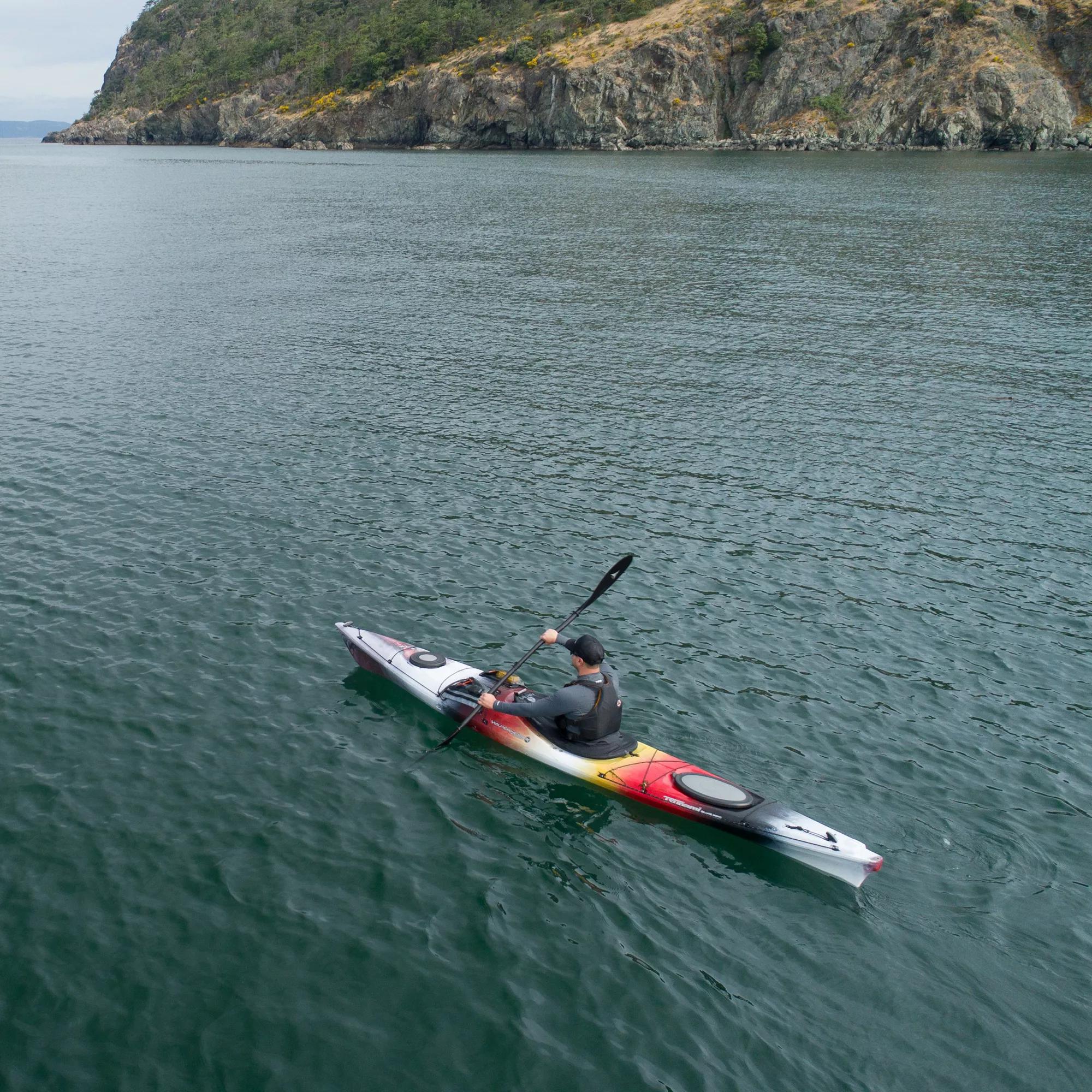 WILDERNESS SYSTEMS - Kayak de randonnée Tsunami 145 avec gouvernail - White - 9720468202 - LIFE STYLE 2