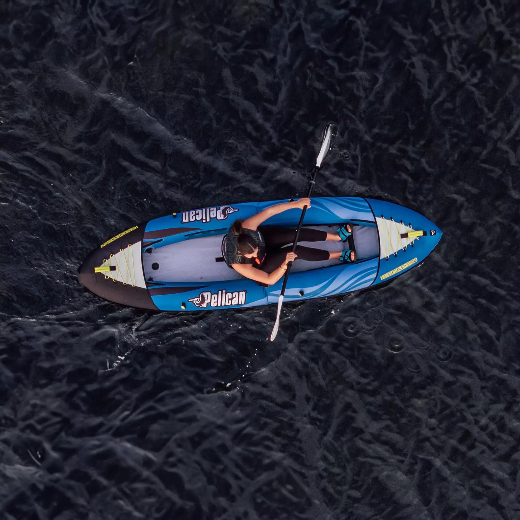 PELICAN - Kayak récréatif gonflable iESCAPE 100 DLX -  - MMG10P104 - LIFE STYLE 2