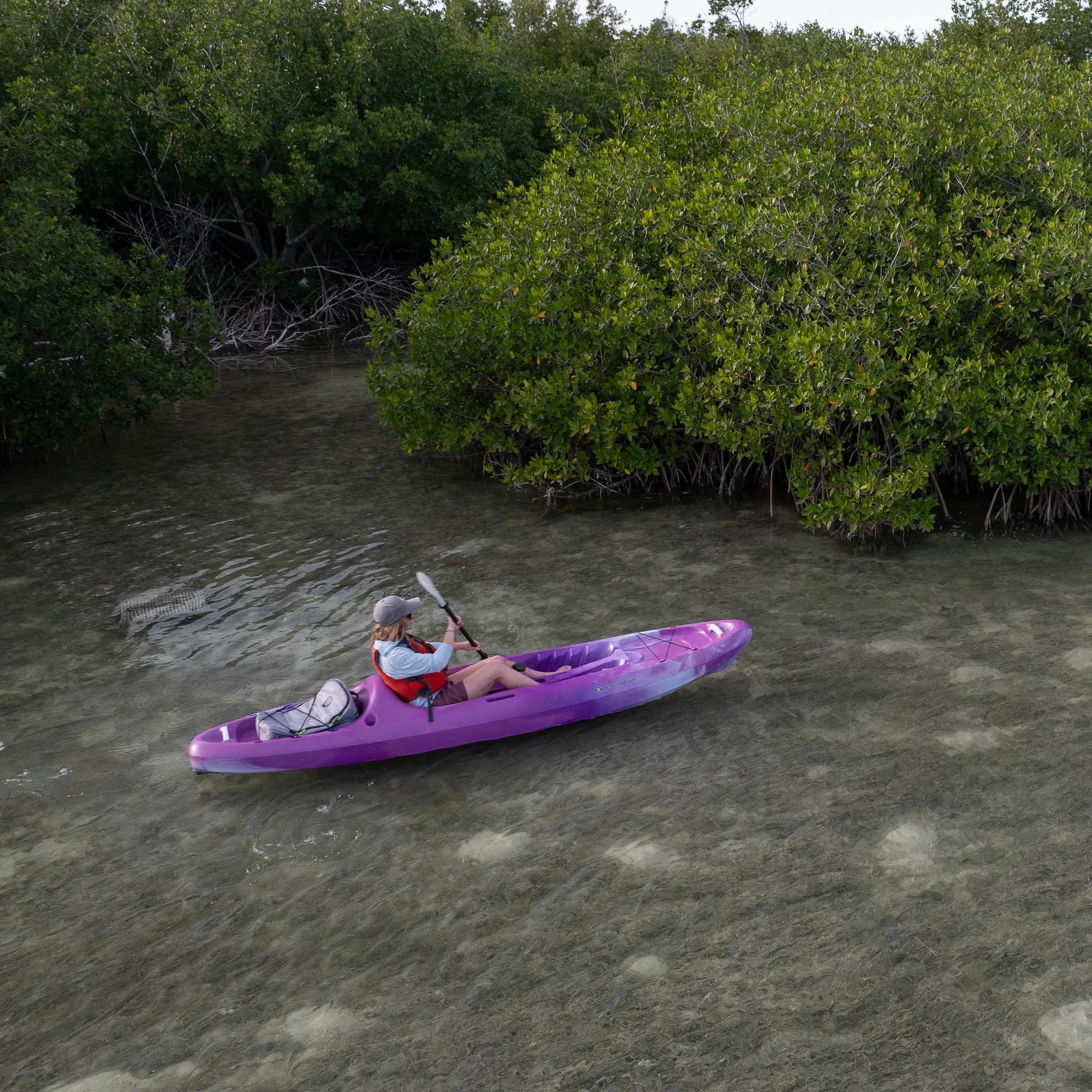 PERCEPTION - Access 9.5 Recreational Kayak - Purple - 9351406204 - LIFE STYLE 1