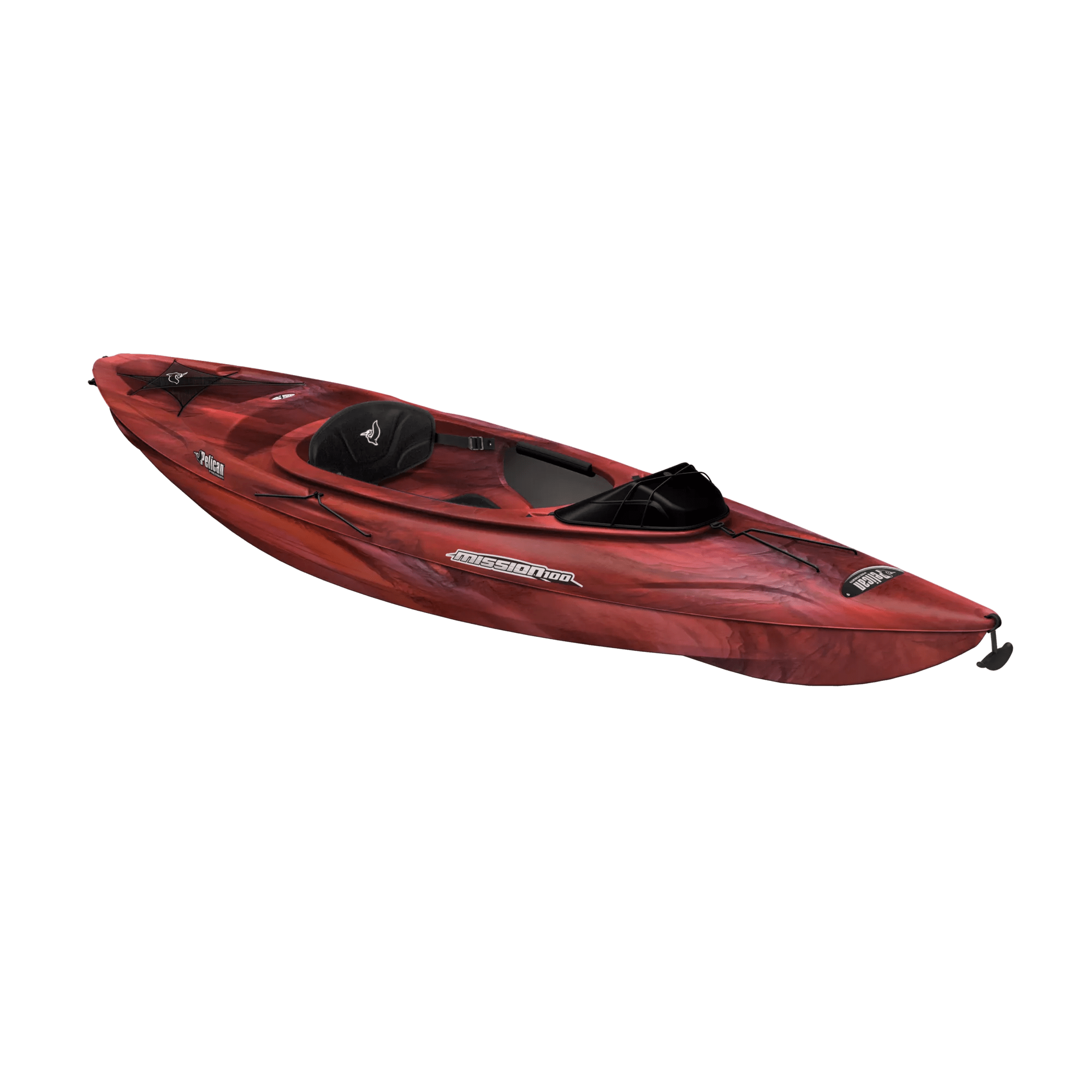 PELICAN - Mission 100 Kayak with Paddle - Red - KAP10P404 - ISO