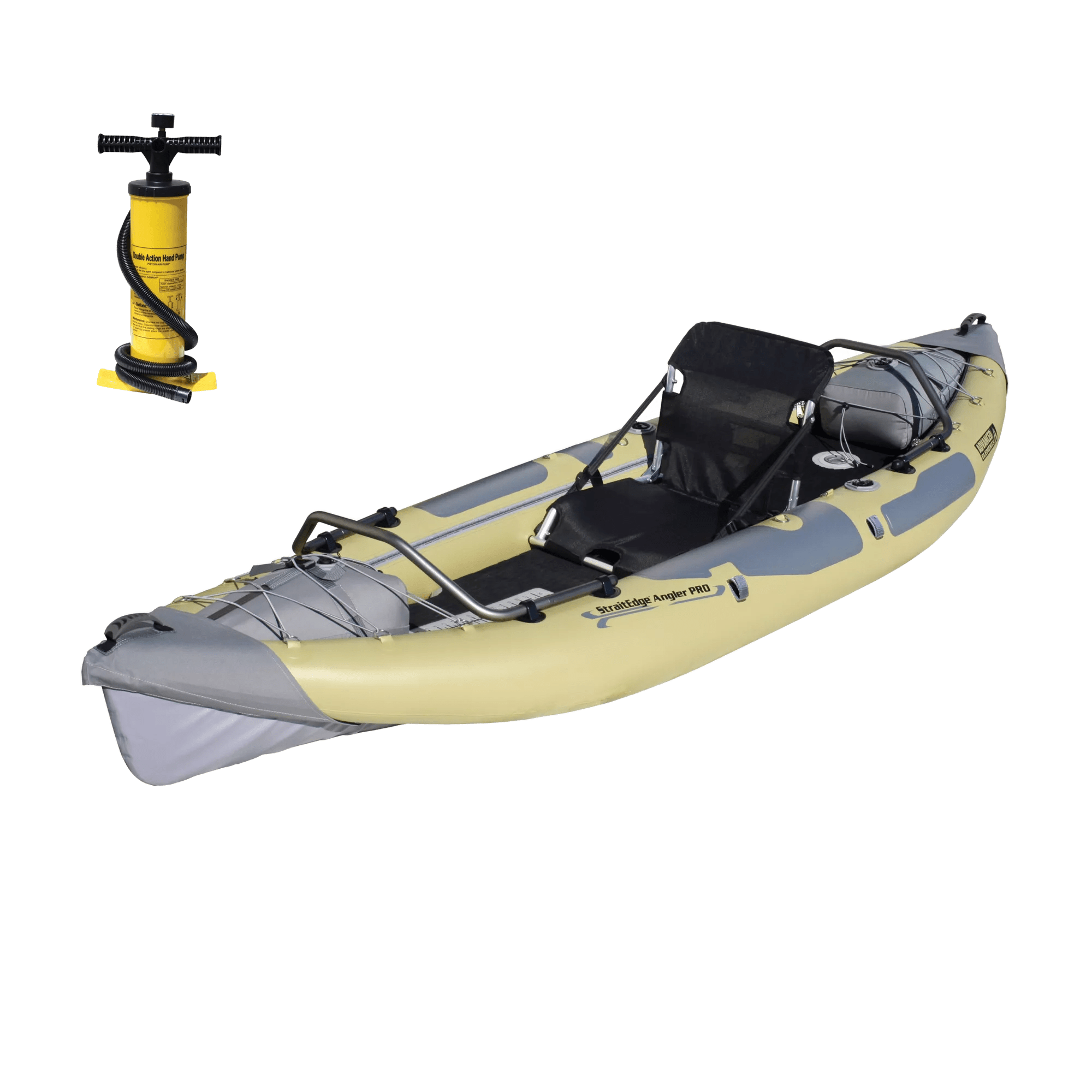 ADVANCED ELEMENTS - StraitEdge™ Angler Pro Kayak with Pump - Black - AE1055-P - ISO