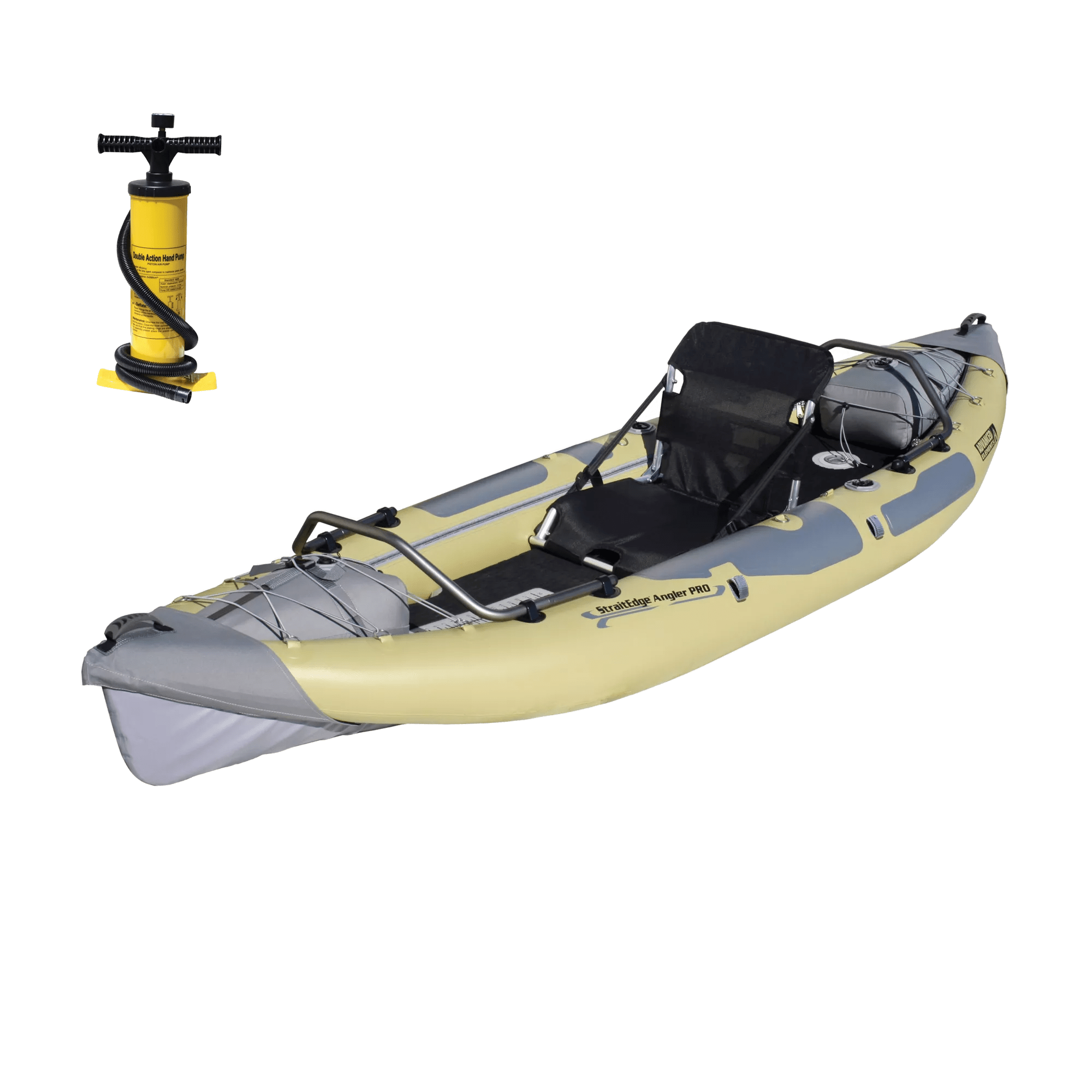 ADVANCED ELEMENTS - Kayak de pêche StraitEdge Pro avec pompe - Black - AE1055-P - ISO