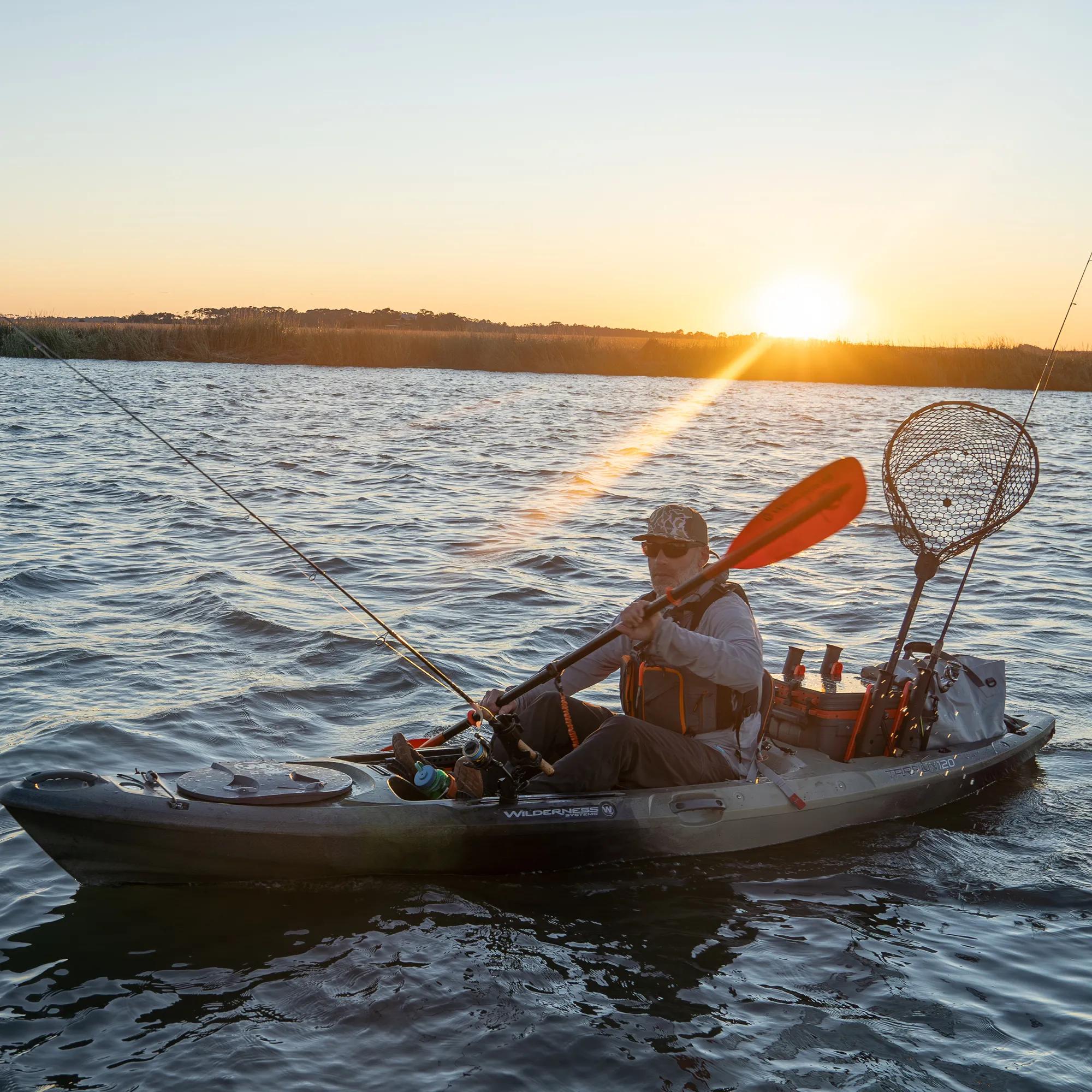 WILDERNESS SYSTEMS - Tarpon 105 Fishing Kayak - Brown - 9751110182 - LIFE STYLE 1